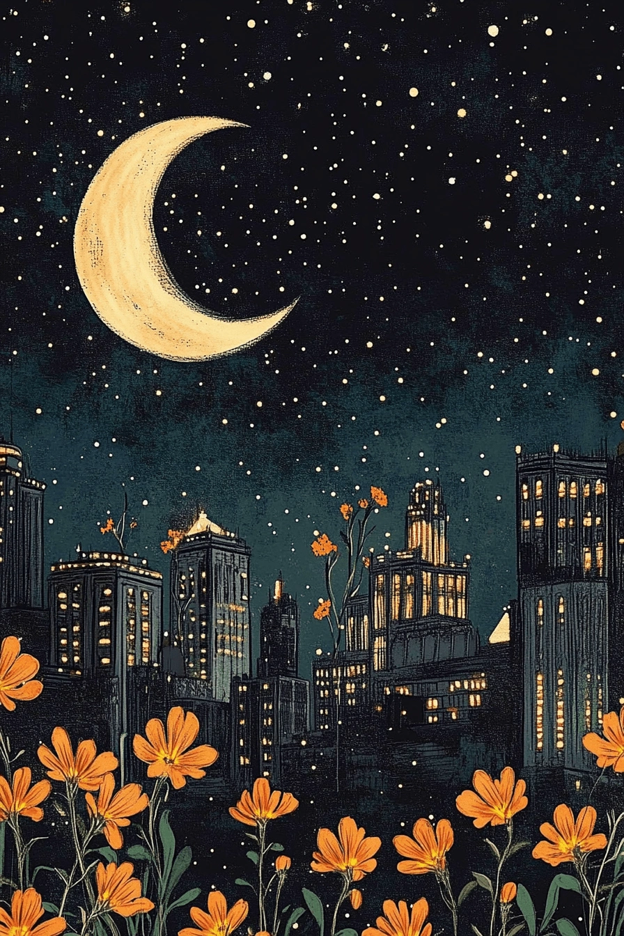 Illustration nightscape