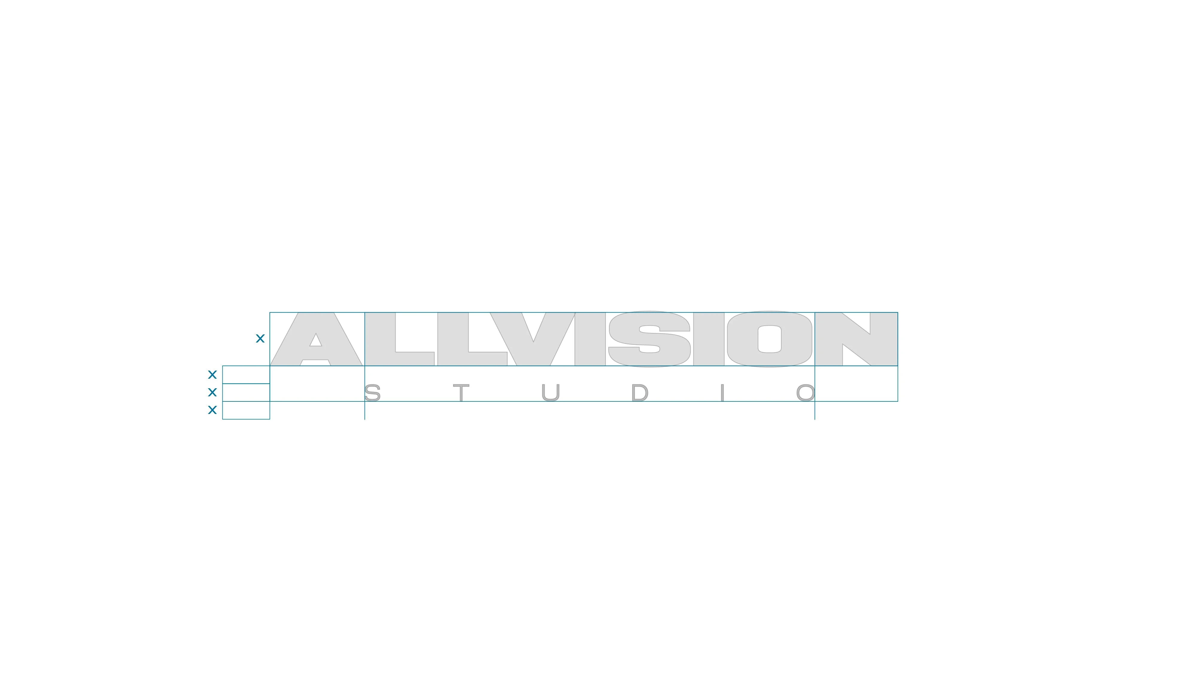 AllVision Studio needed a distinctive and impactful brand identity to establish itself in the competitive communication industry. The solution was built around a strong, extra bold typographic logo that conveys confidence and personality. A modular grid system, based on a 9-space structure, allows for dynamic and flexible compositions, visually representing the agency’s adaptability and creativity. 

The refined color palette, featuring petrol blue, anthracite gray, taupe, and white, enhances the brand’s modern and professional character. The result is a cohesive and versatile identity that reinforces AllVision Studio’s bold and strategic vision.