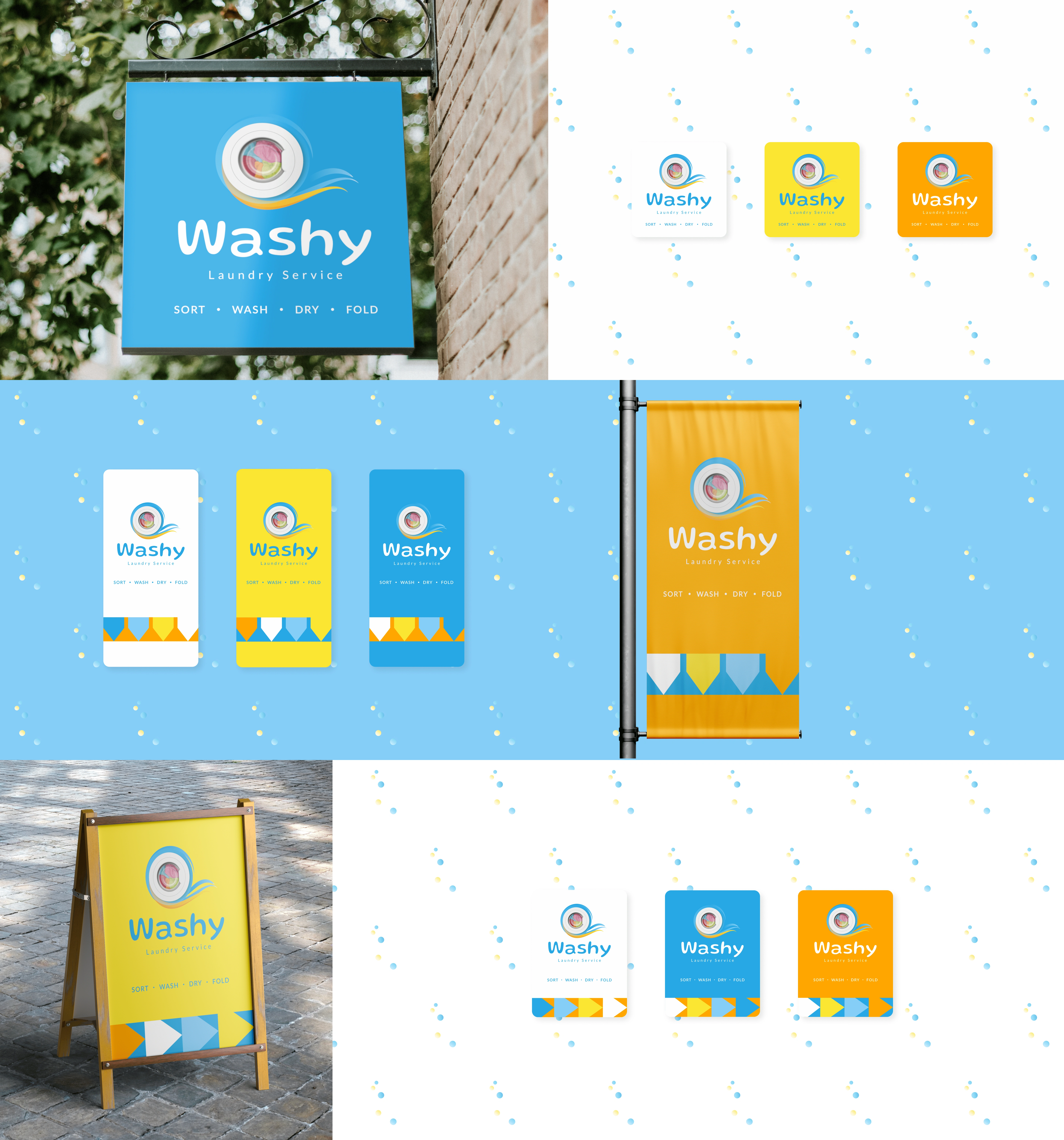 Washy signages and banners 1