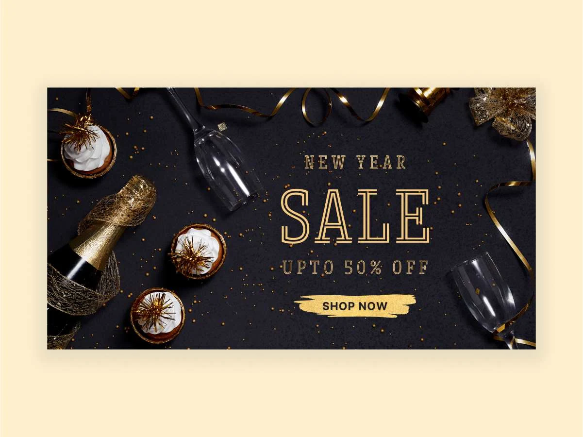 New Year Sale Banner