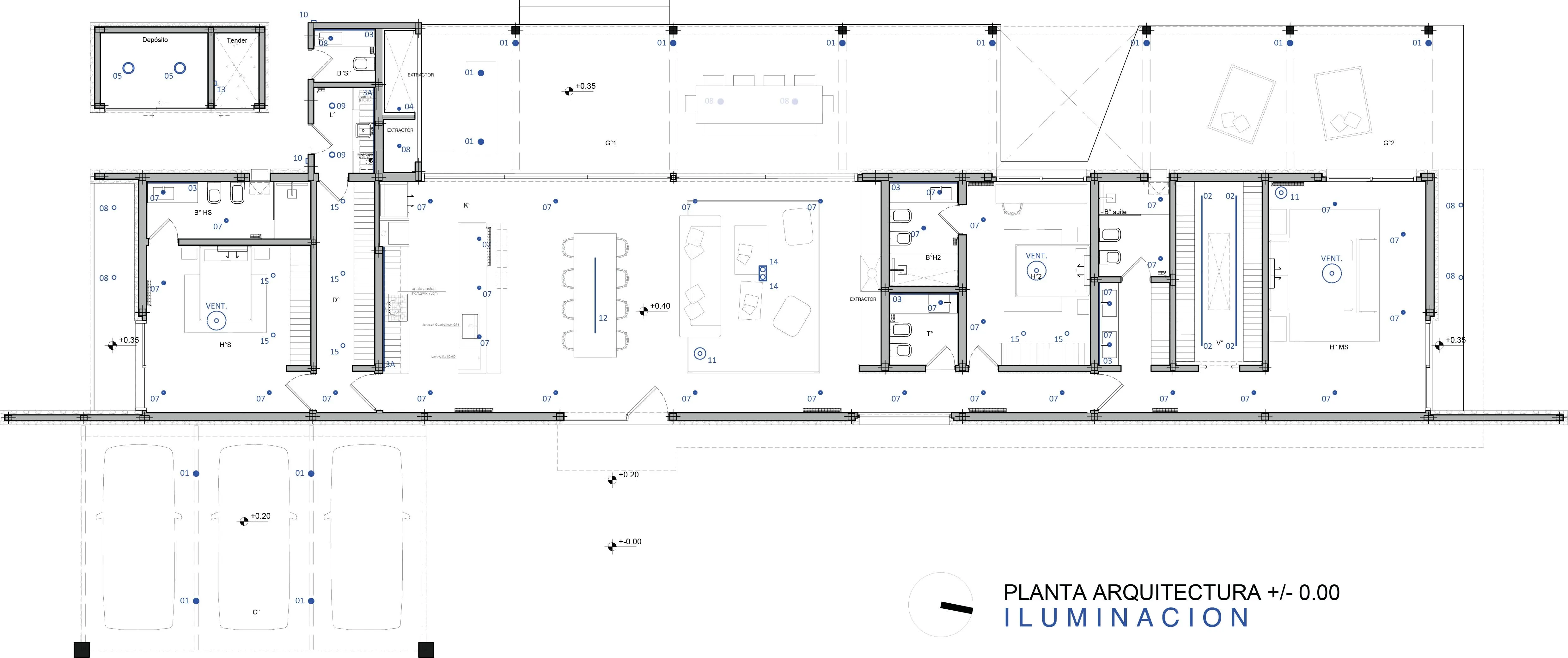 Lighting plan.