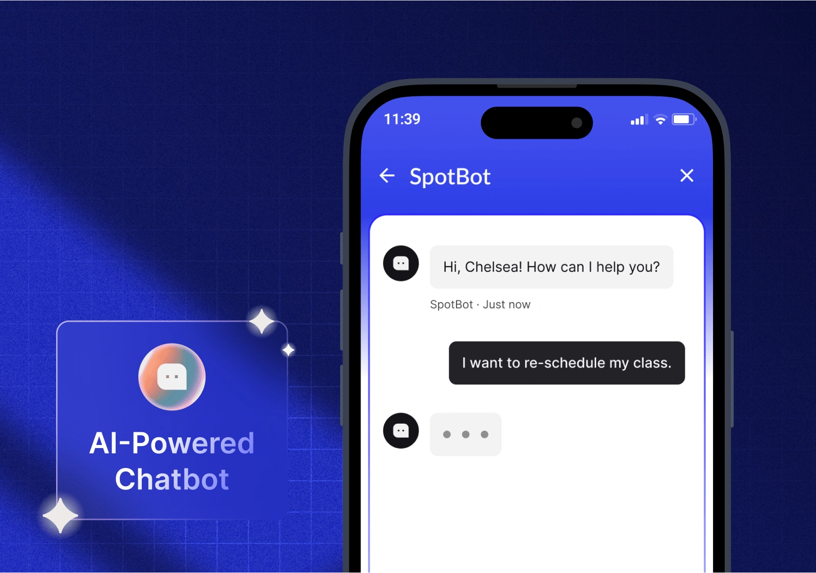 SpotBot - Mobile View