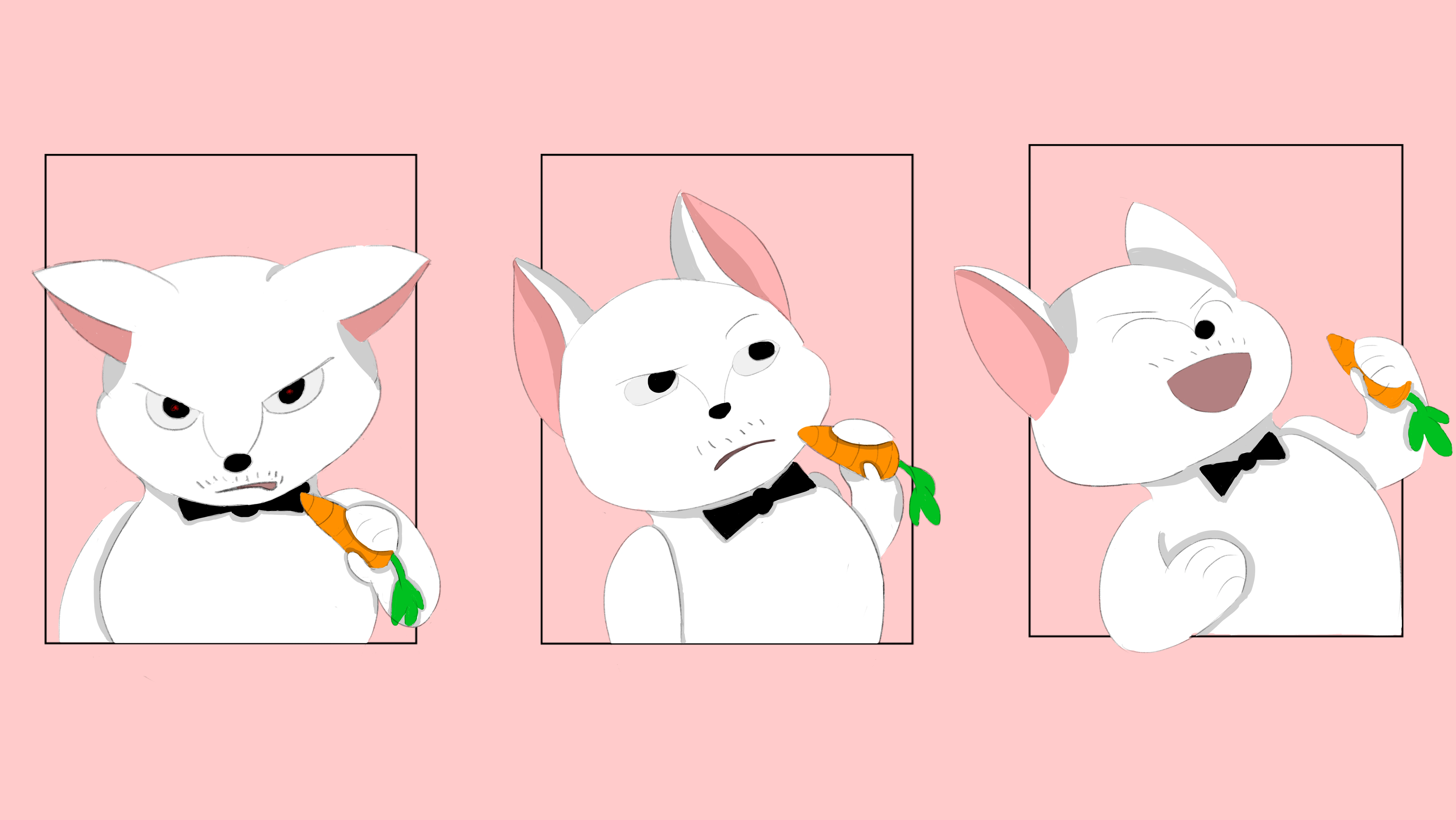 Evil Bunny Expressions