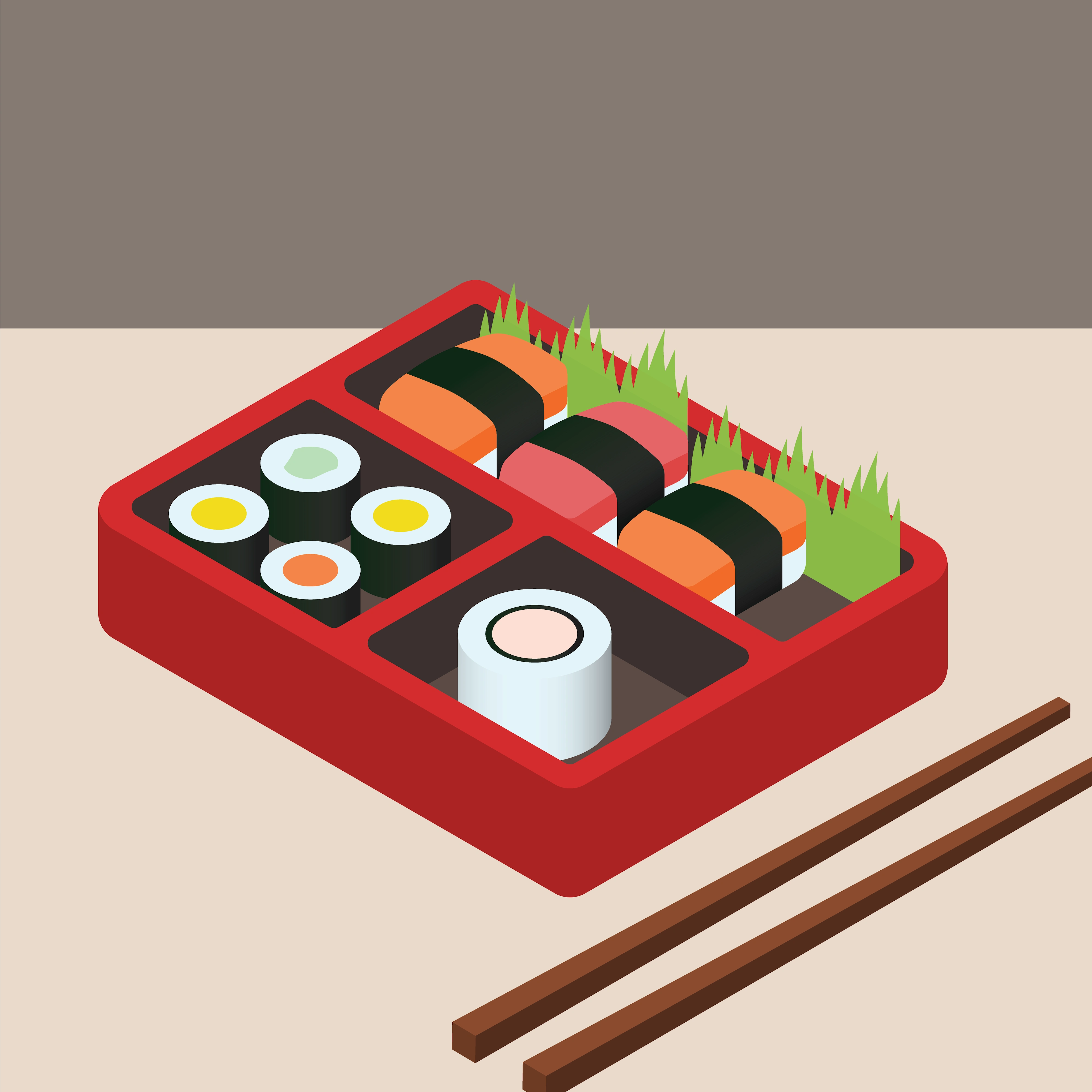 Isometric 2D style