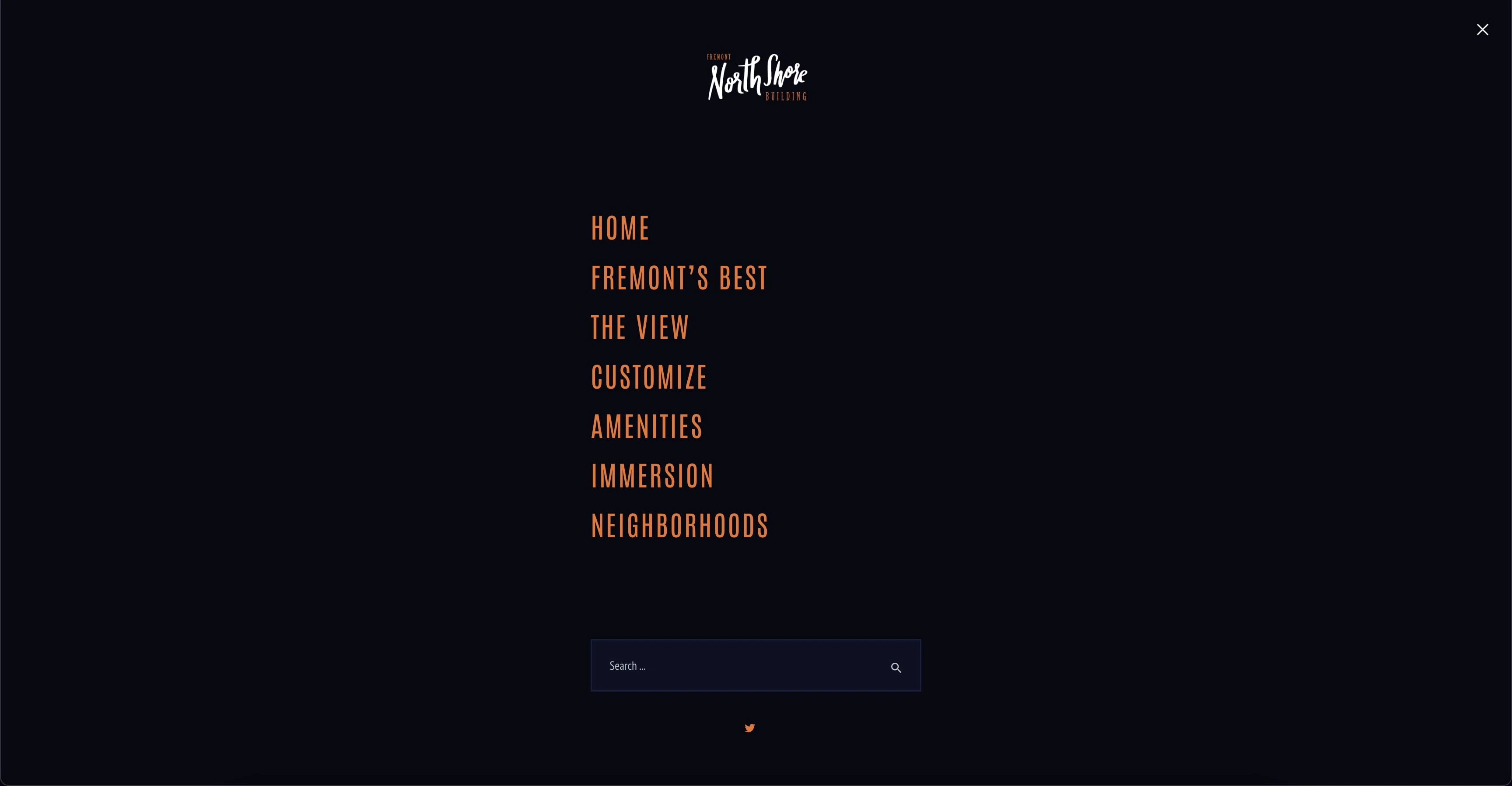 Site Navigation Menu