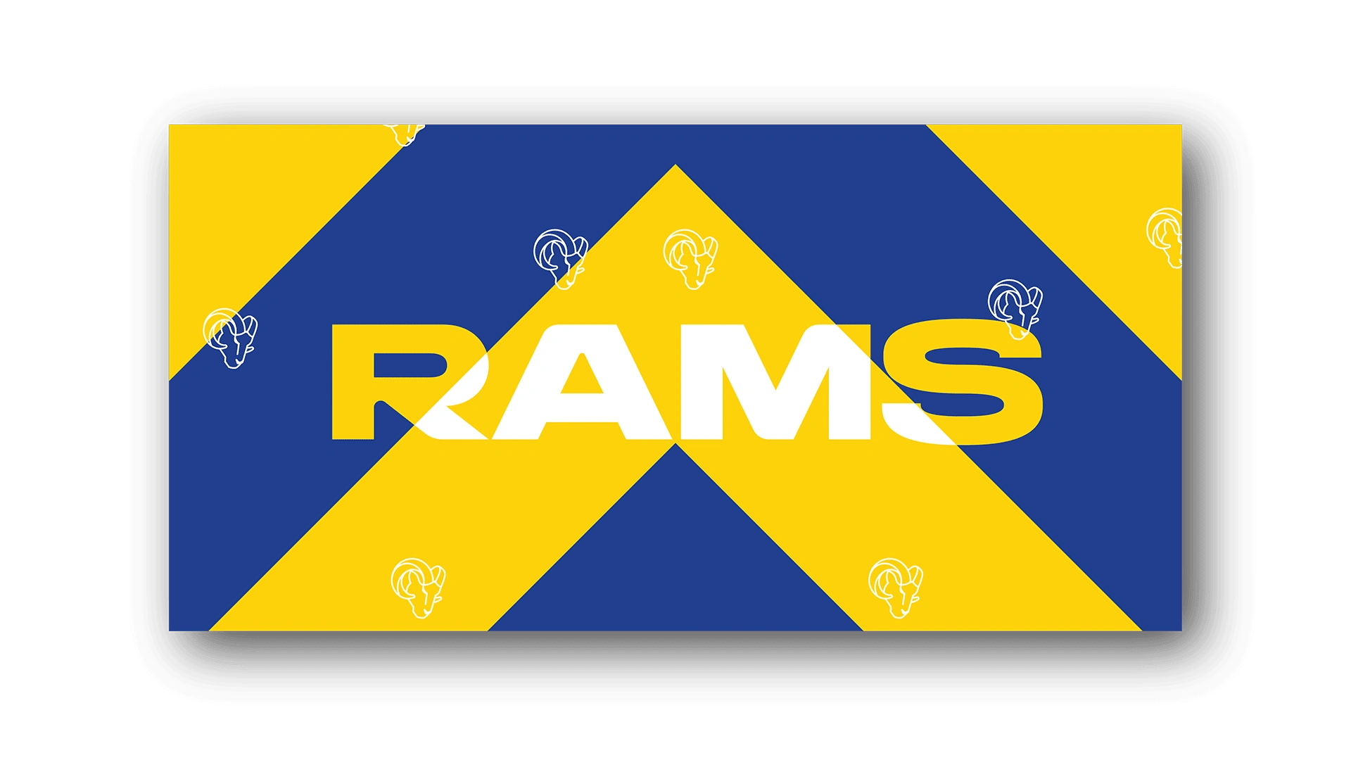 20' x 10' LA Rams Photo Op Wall