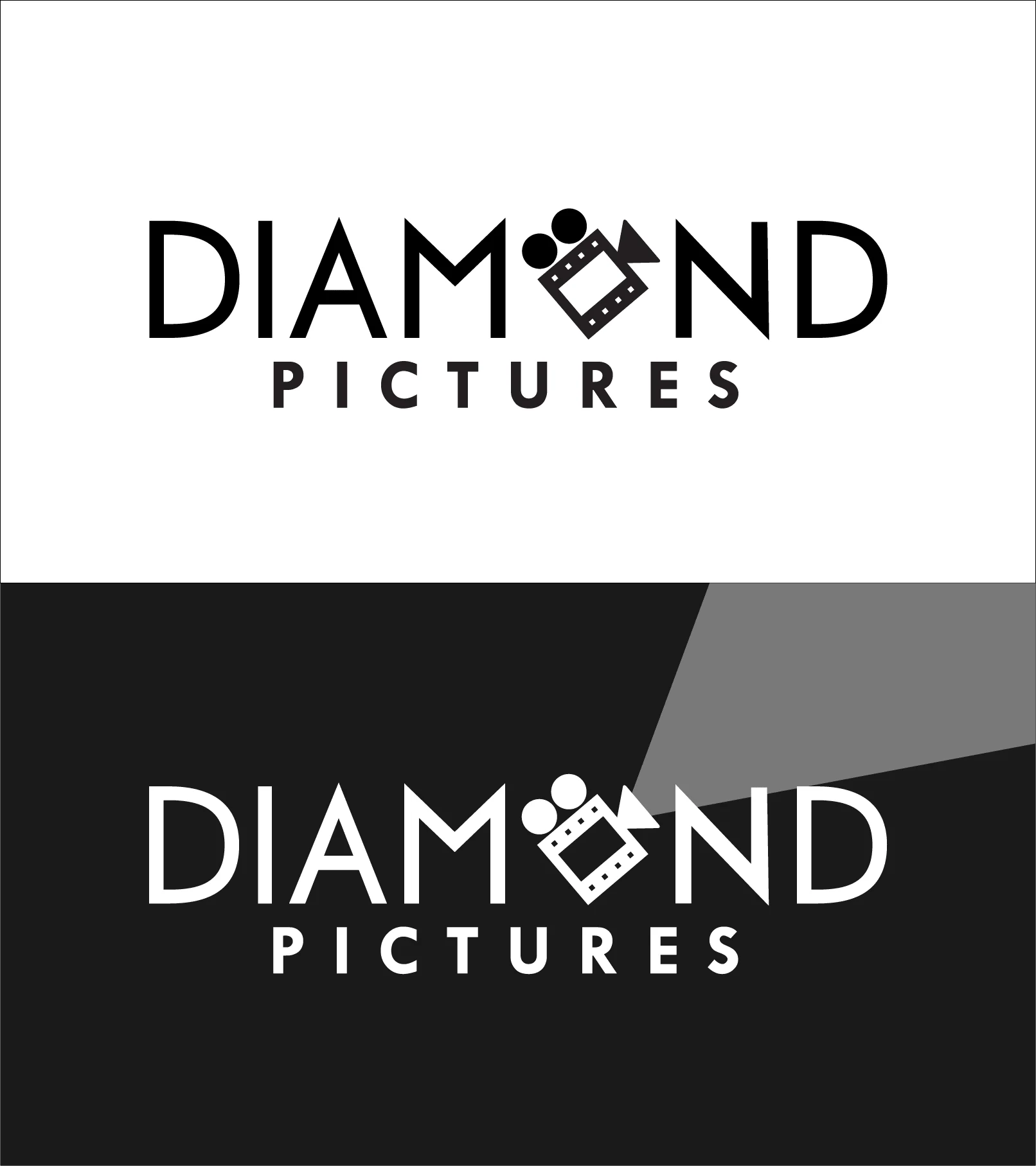 Black and white versions of the logo allow for versatile use.