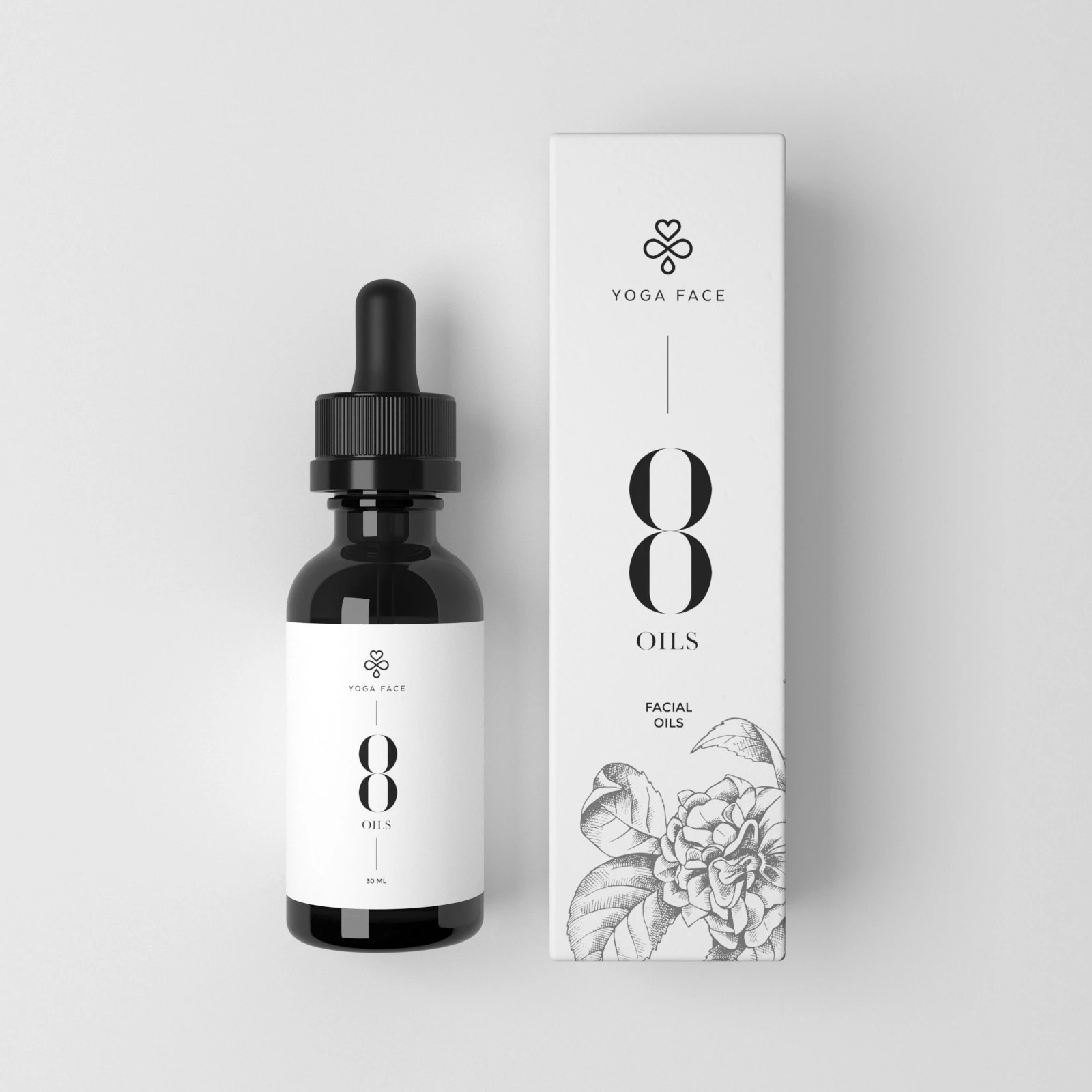 Yoga Face Product Packaging Design & Logo Design