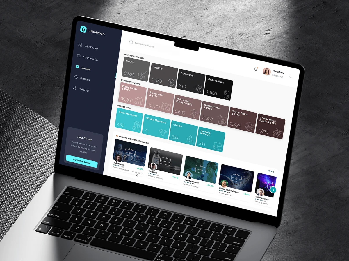 Platform Web App Design