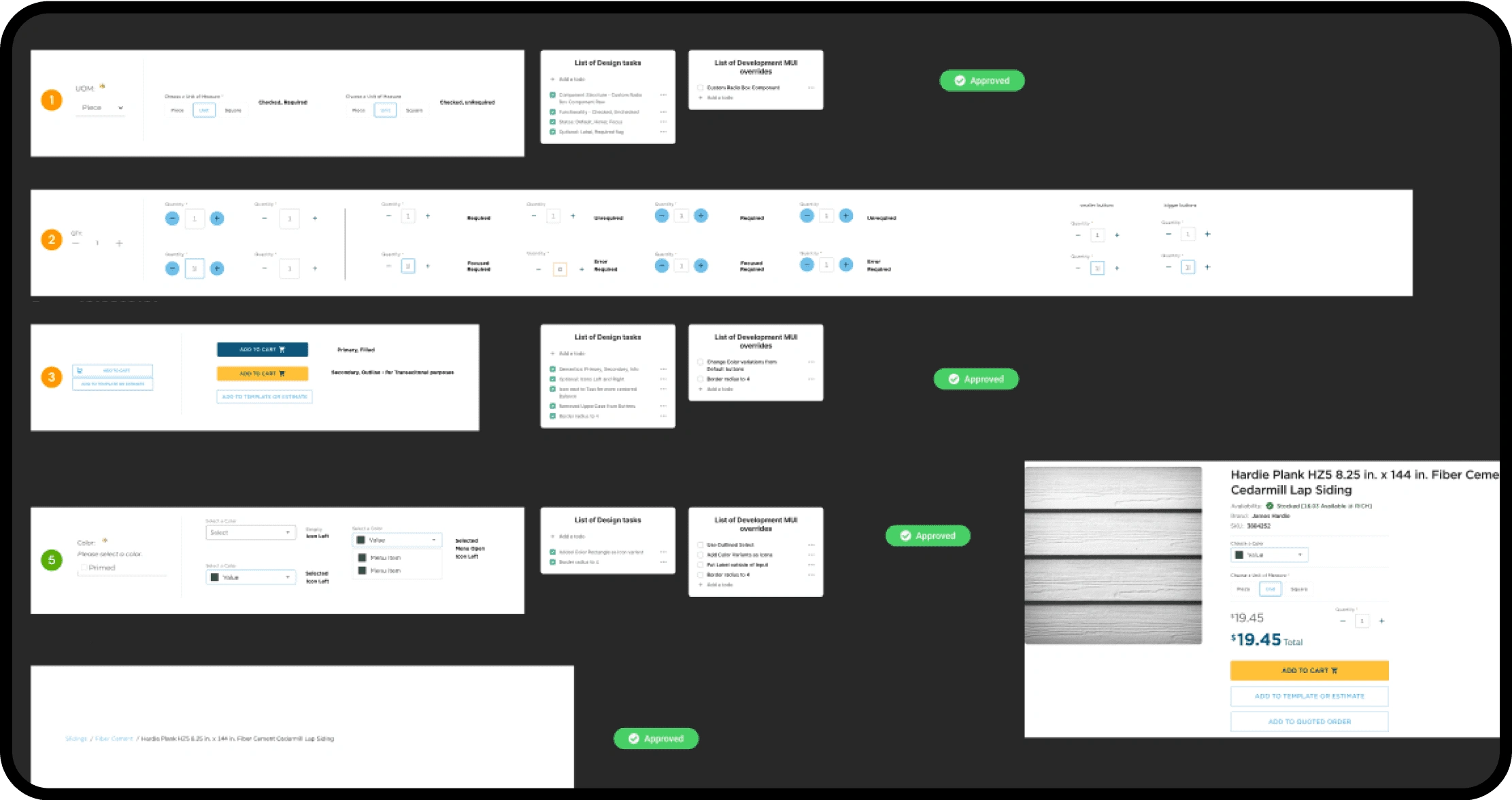 Components Approval Worshop