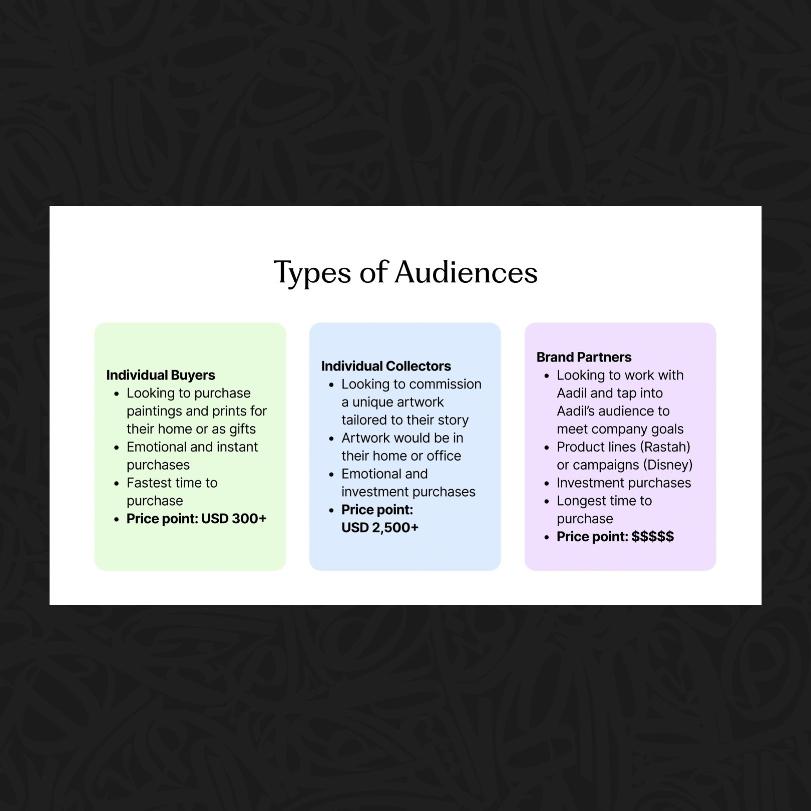 Types of Audiences