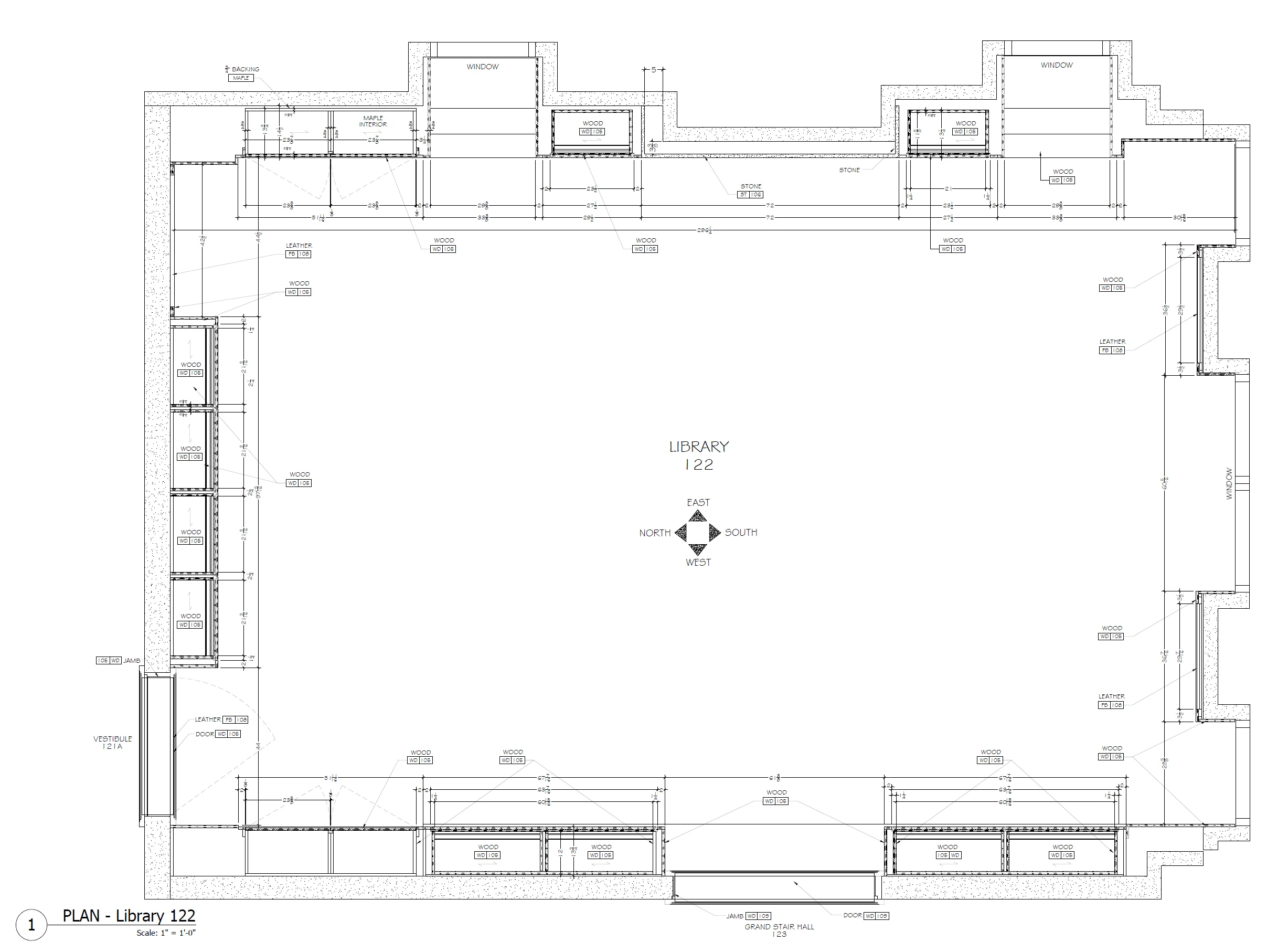 This is the architectural plan view generated after the remodeling