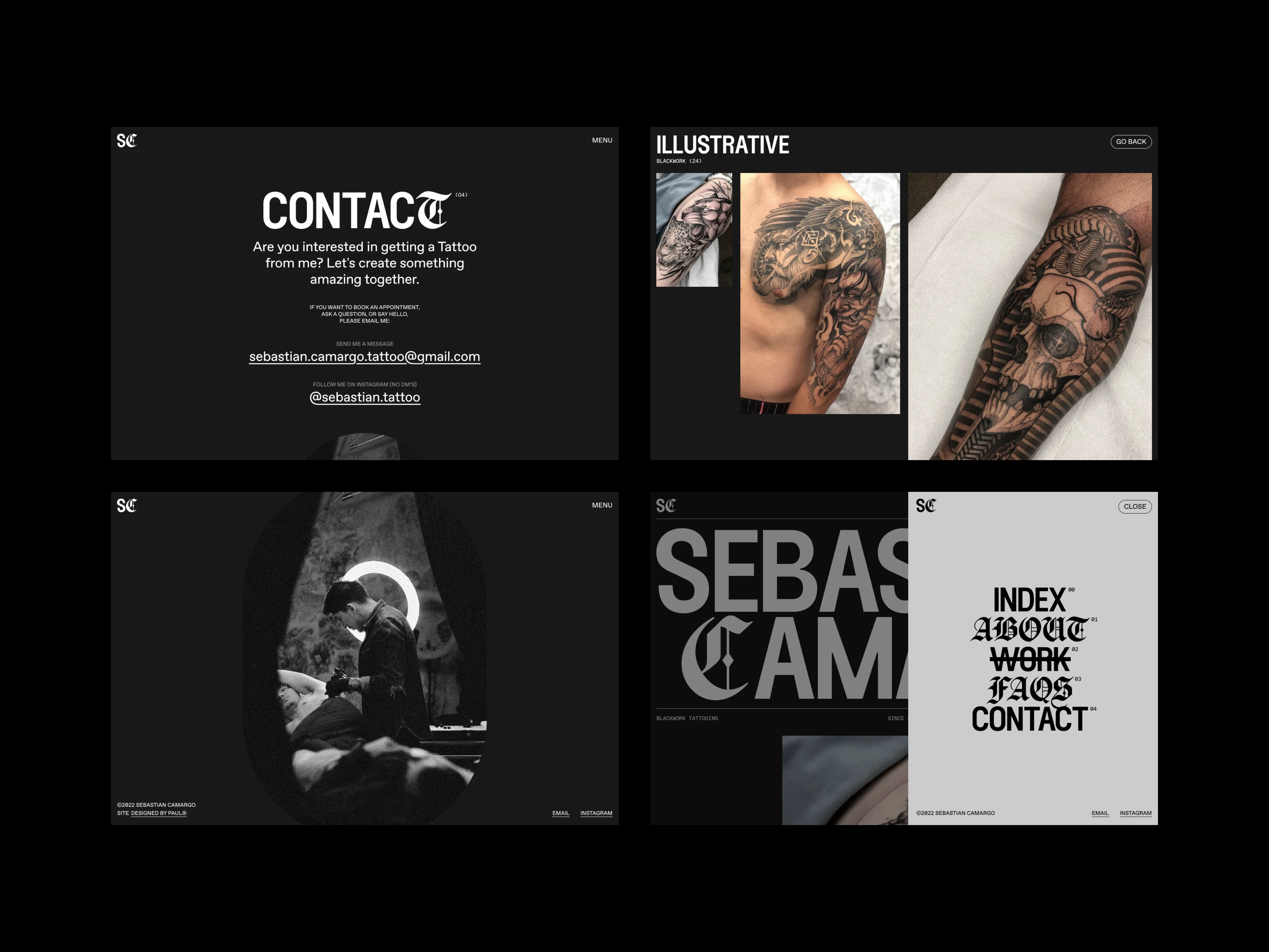 Sebastian Camargo Desktop Layouts