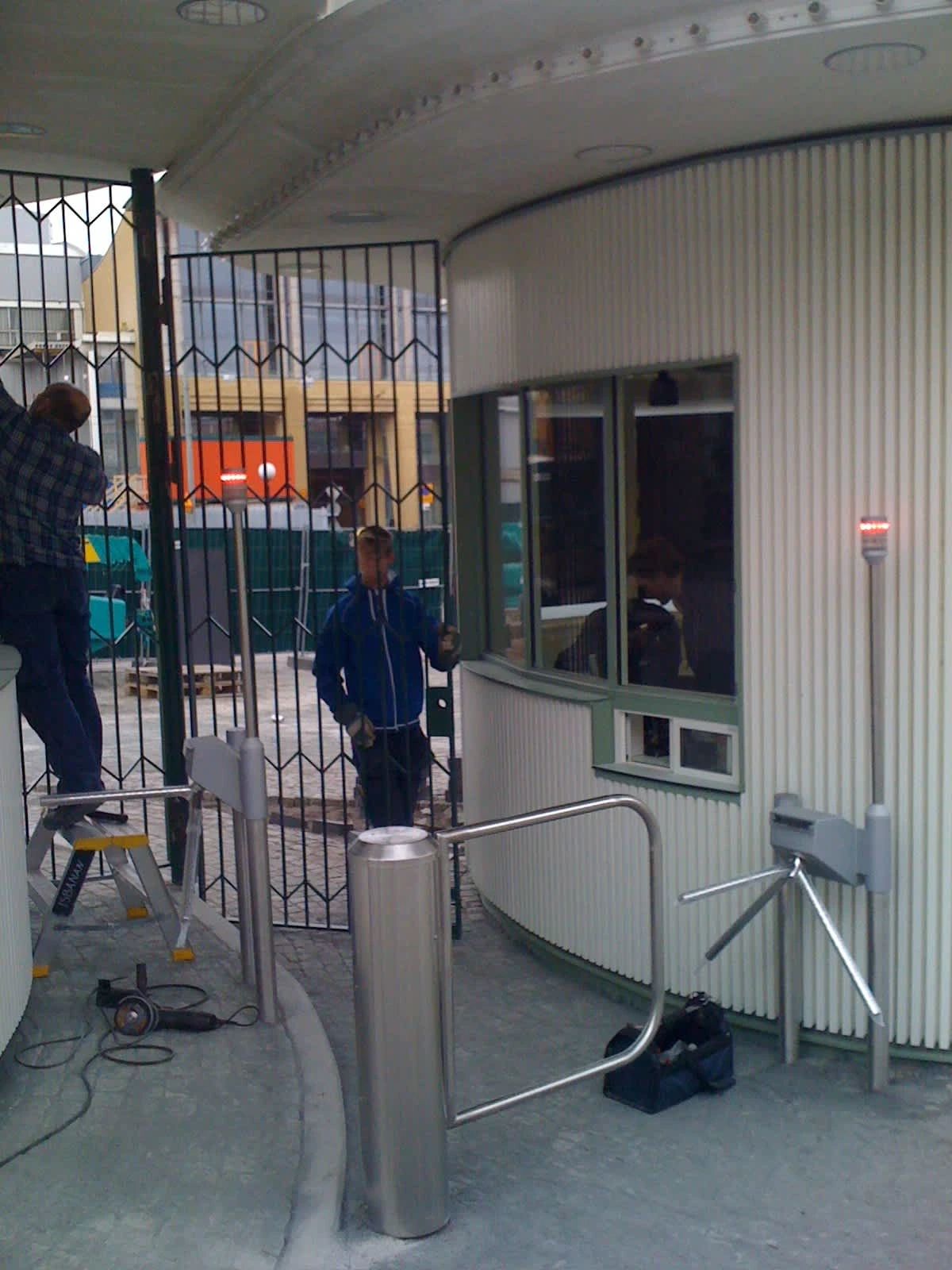 Work with the main entrance at Liseberg in 2012