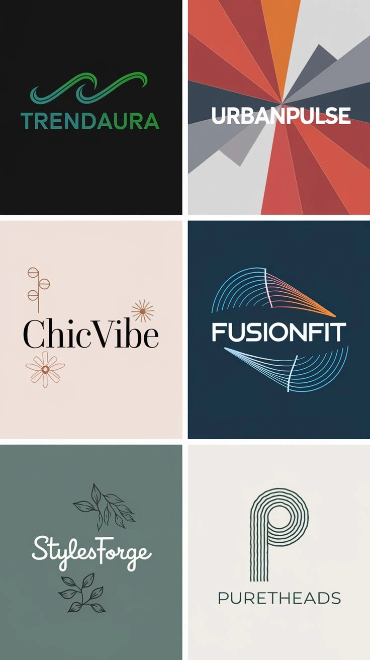 This are all fashion brand logo designing