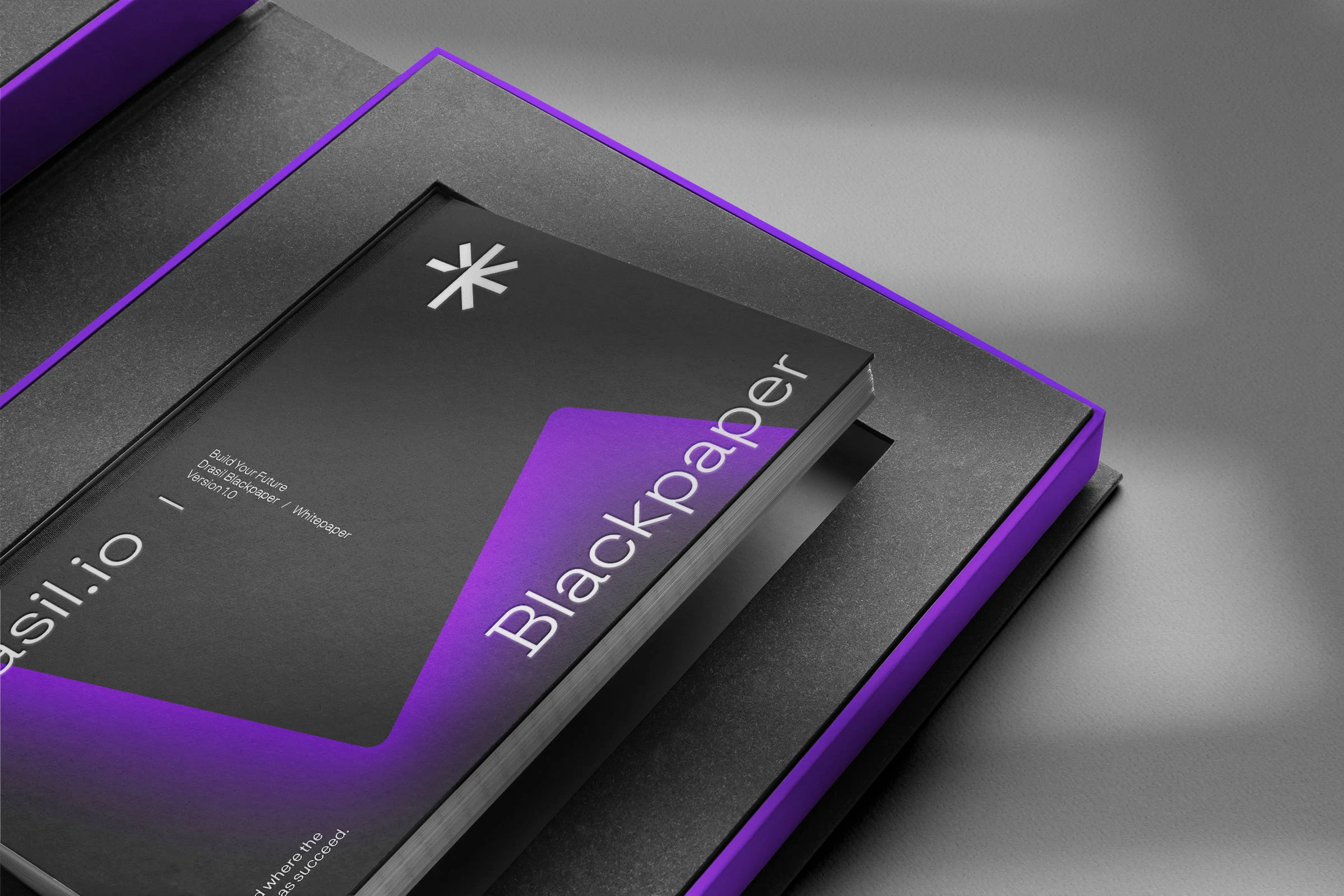 Cover design for Drasil's whitepaper (Blackpaper)