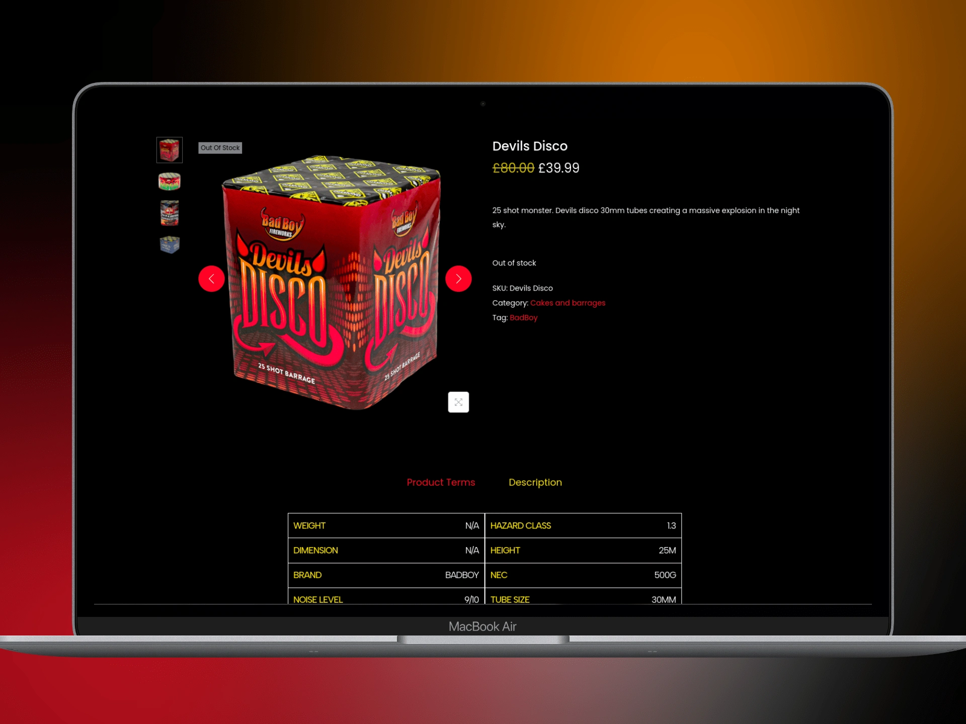 Showcase fireworks with a dynamic WooCommerce single product page using ACF and CPT for detailed specs, engaging visuals, and custom fields.