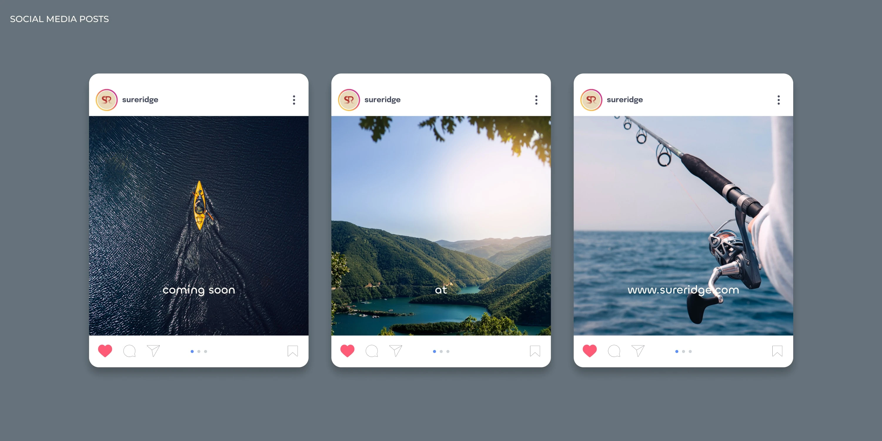 Sureridge Social Media Posts Mockup