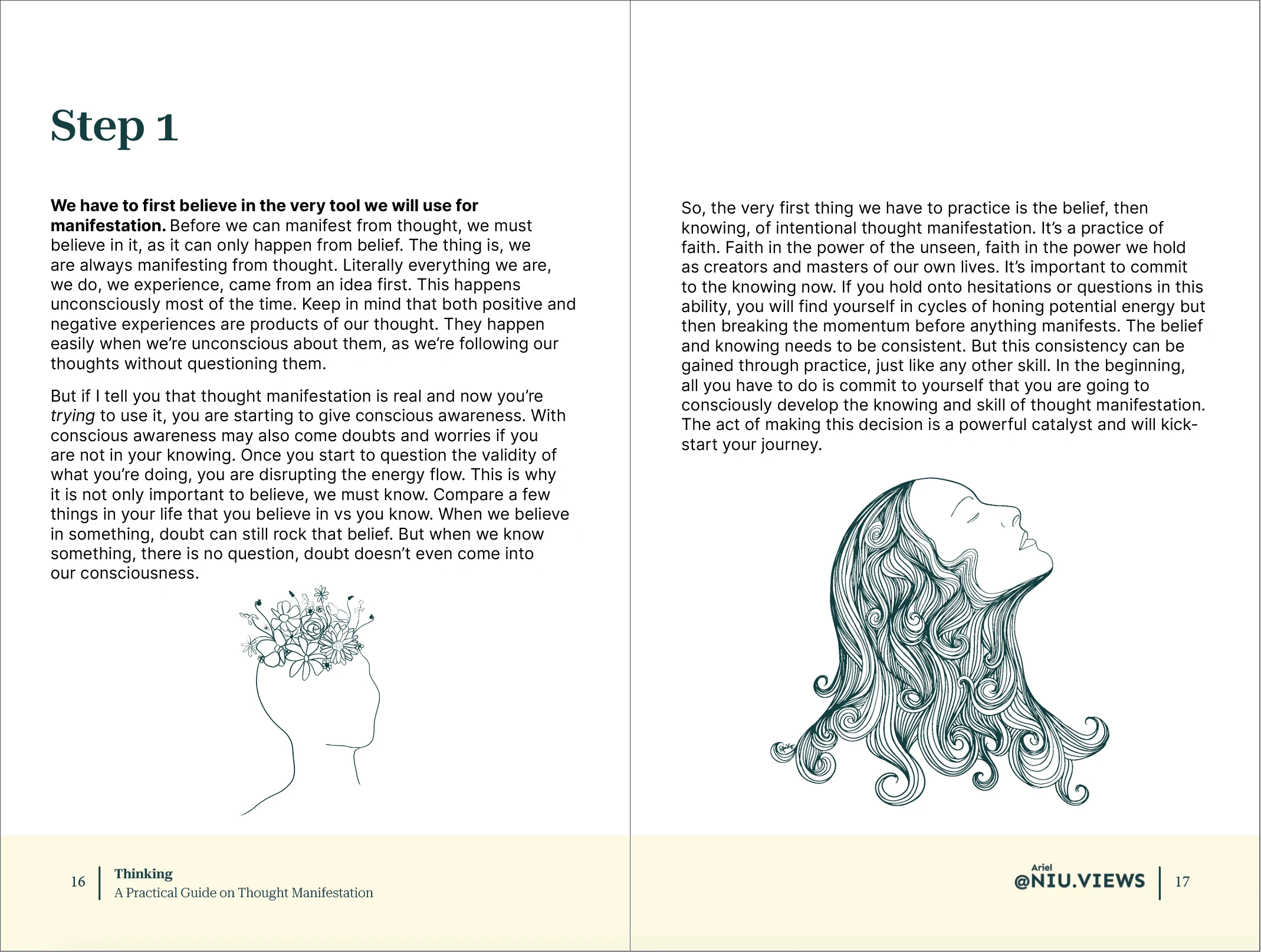 Book layout with some custom illustrations incorporated