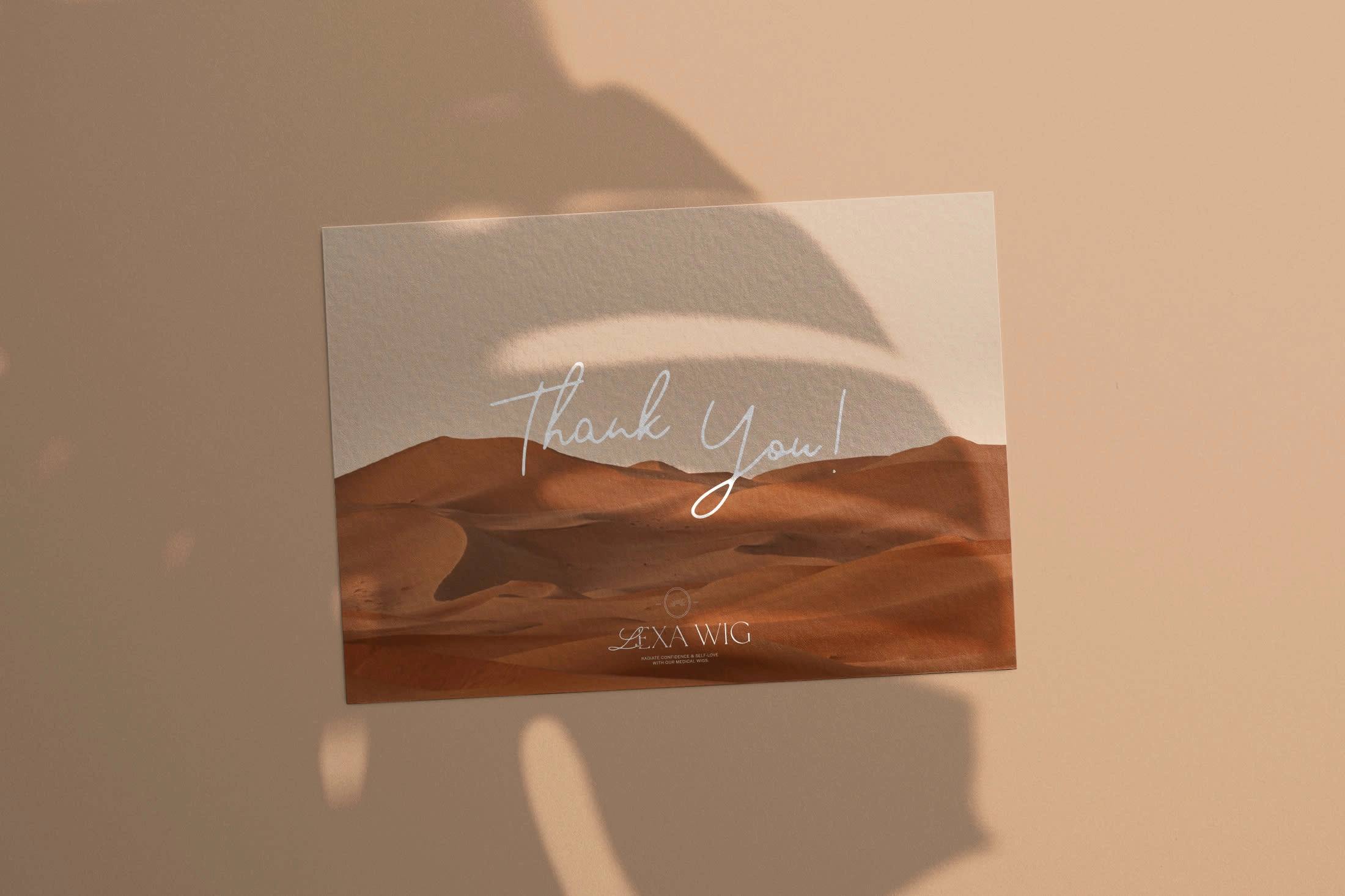 Thank you card design