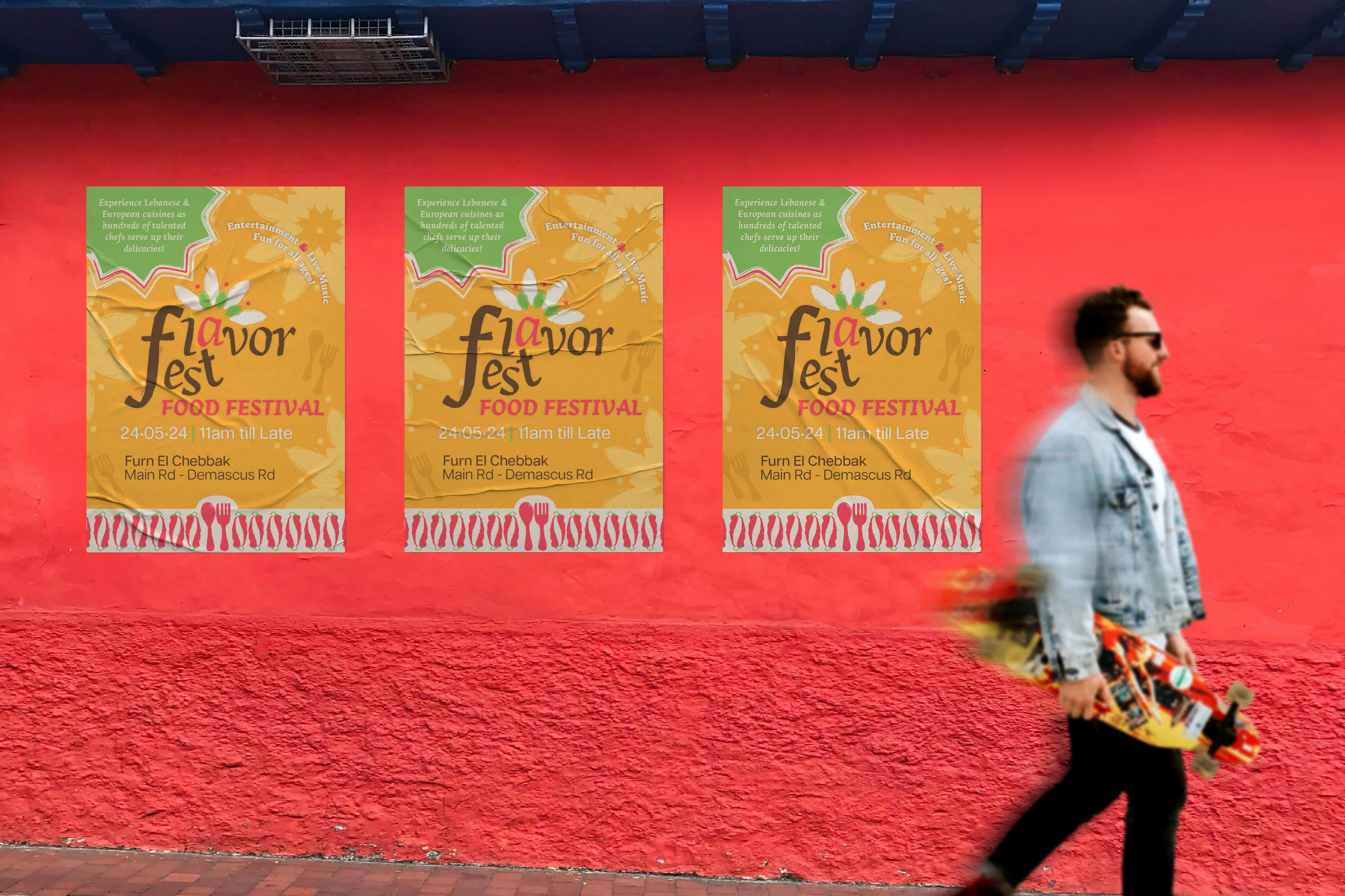 Poster Design for Flavor Fest