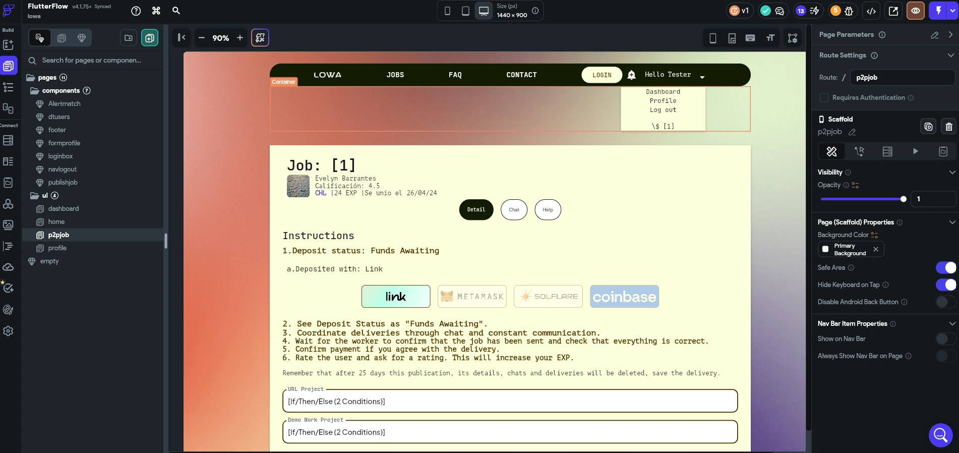 FlutterFlow Development