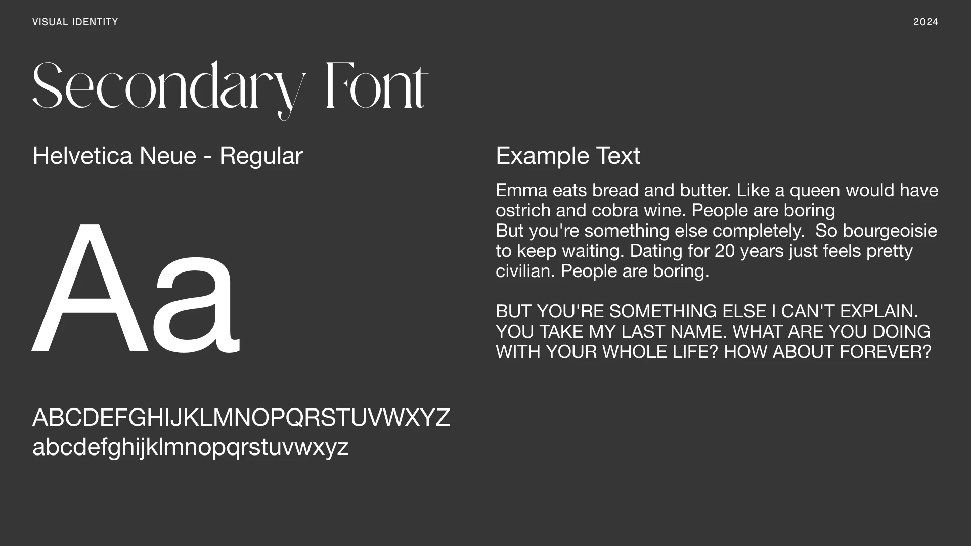 Body Font