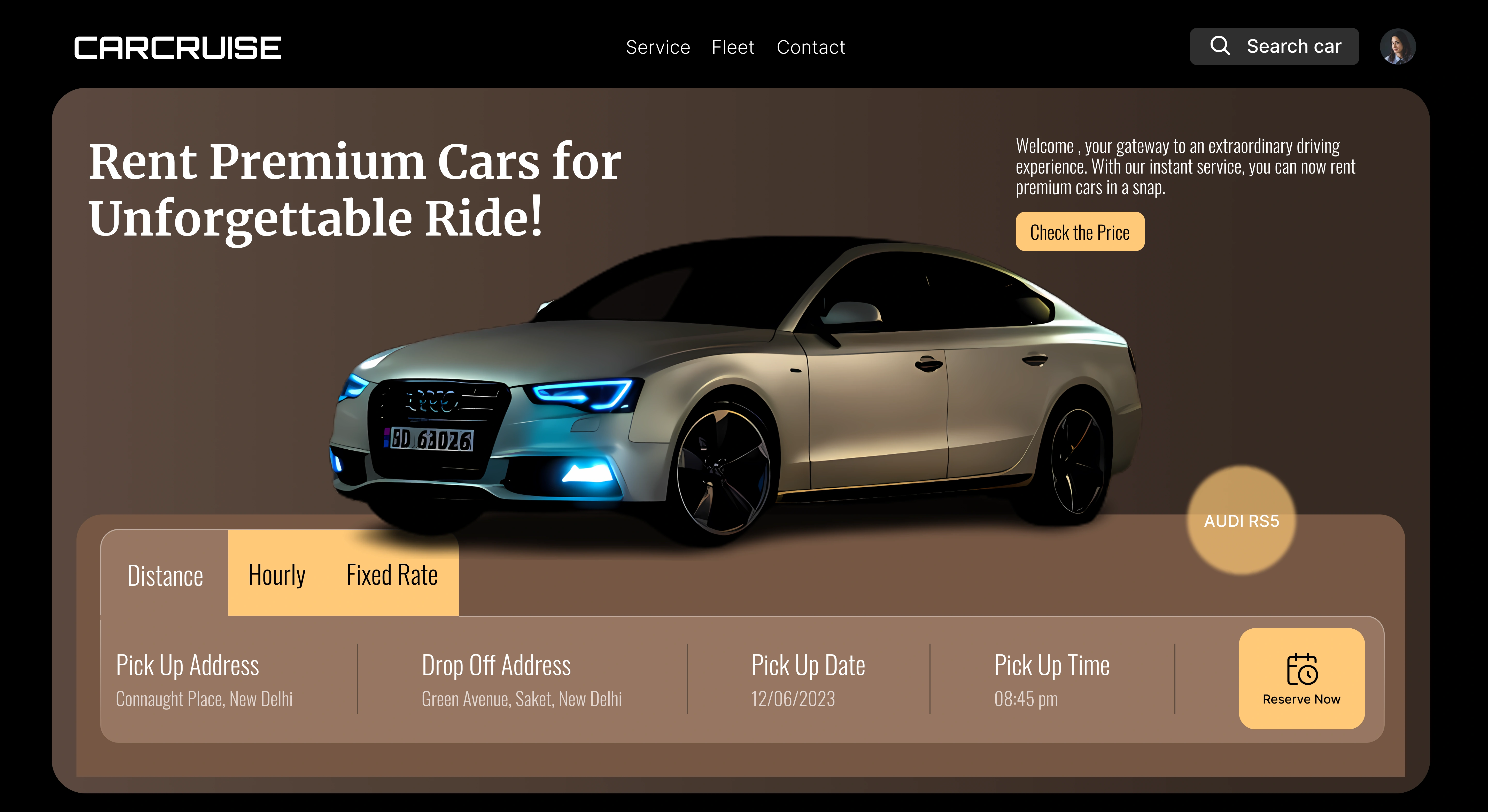 Car Rent Website