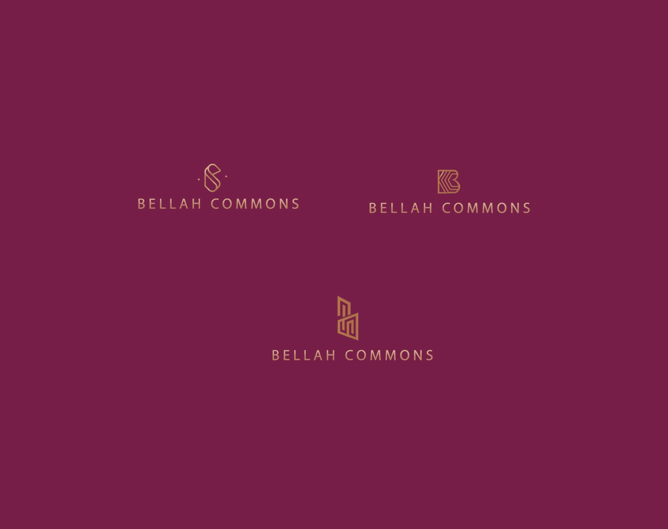 Bella Commons Logo Idea Variations