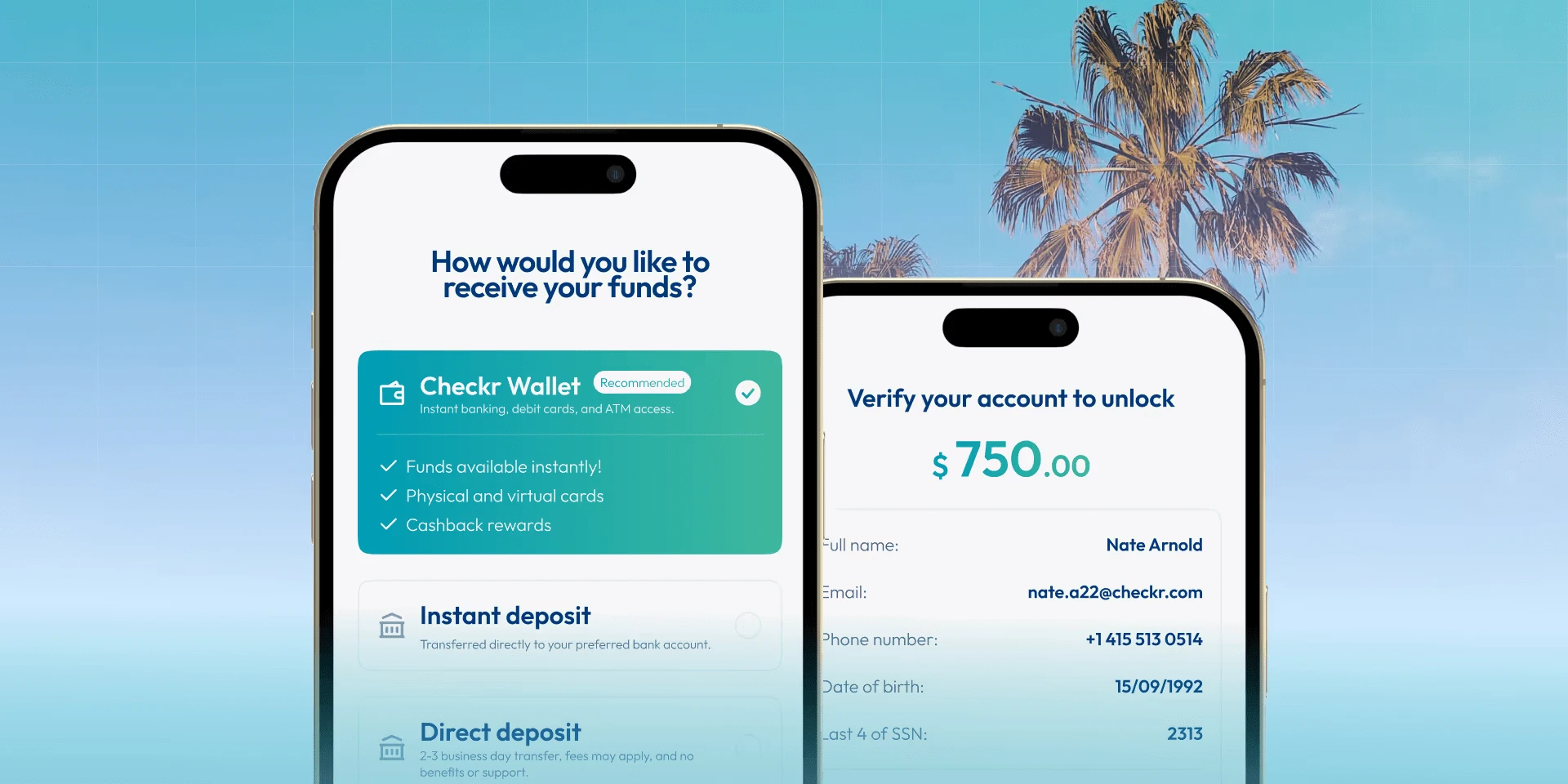 CheckrPay | Kayman Ventures Mobile Designs