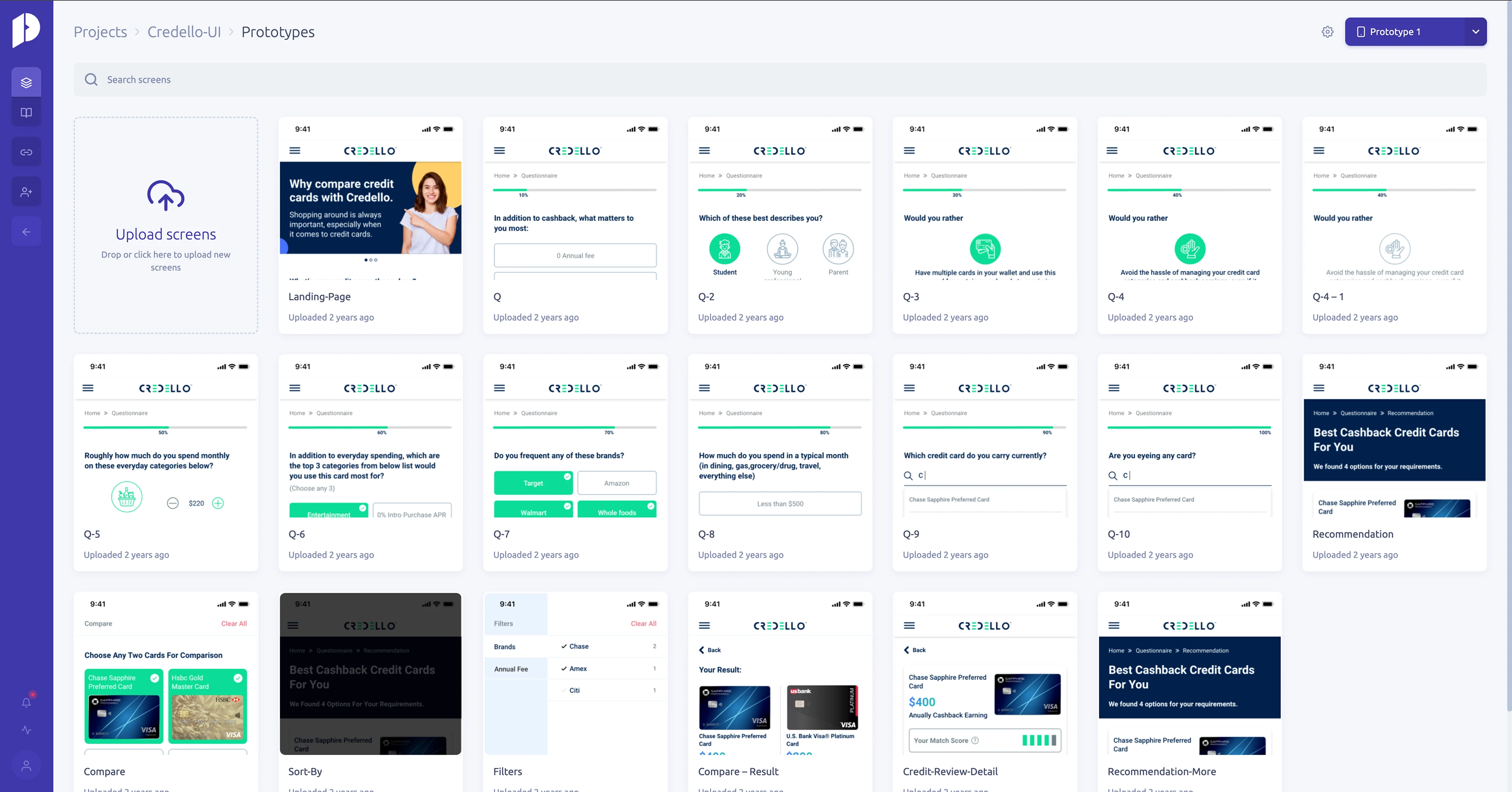 UI flow