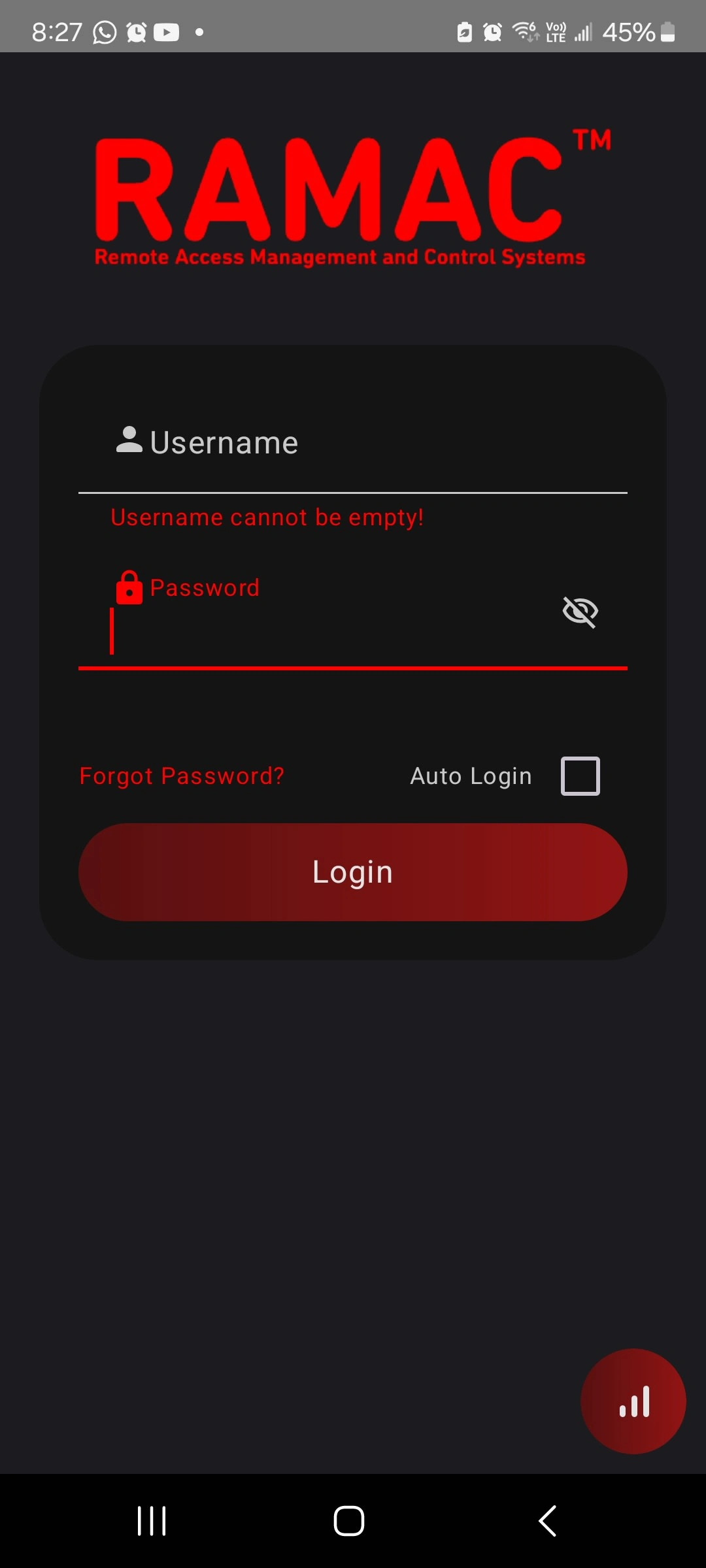 Login Page