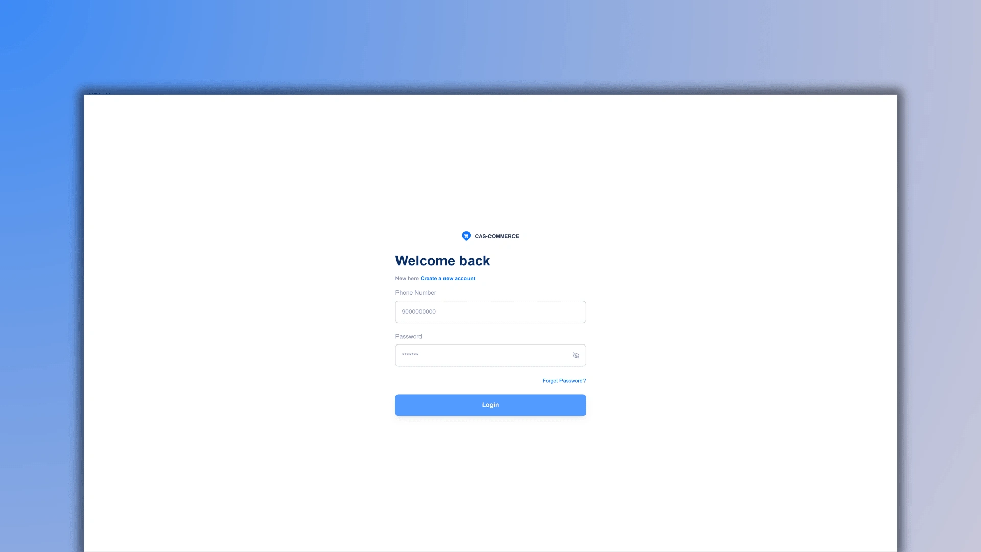 Login Page