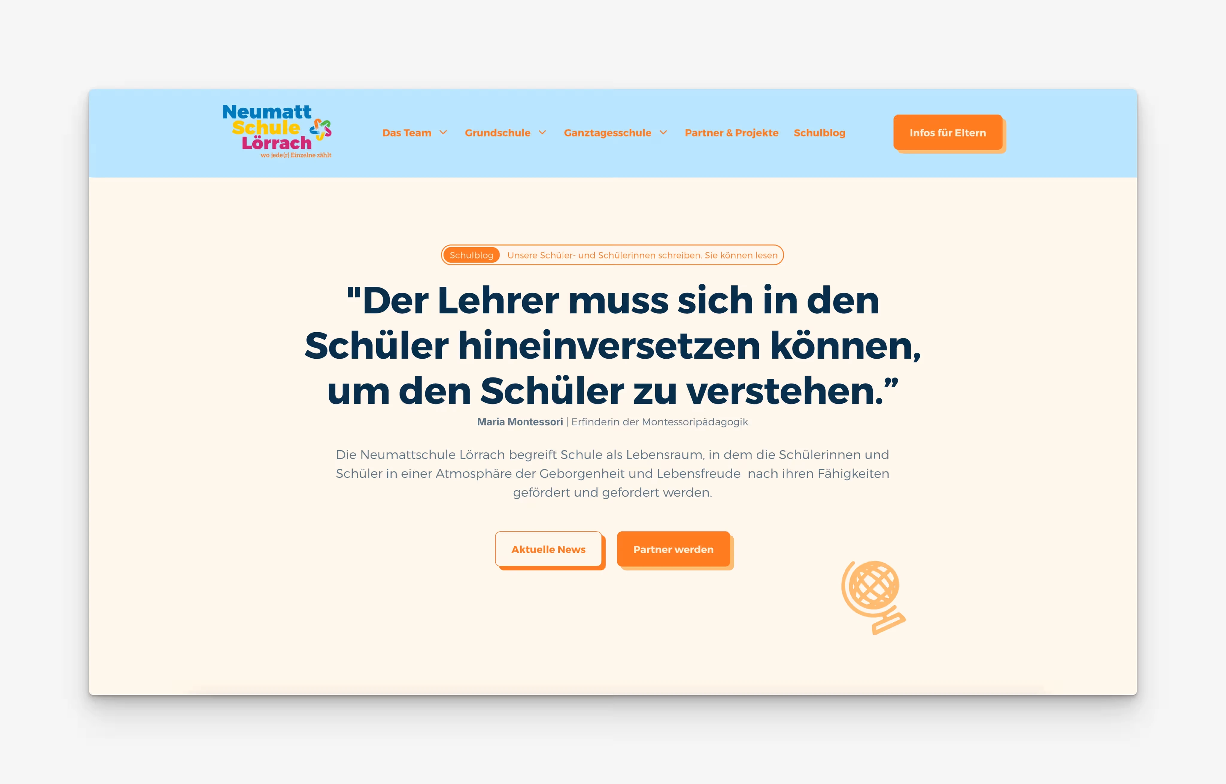 The Neumattschule home page.