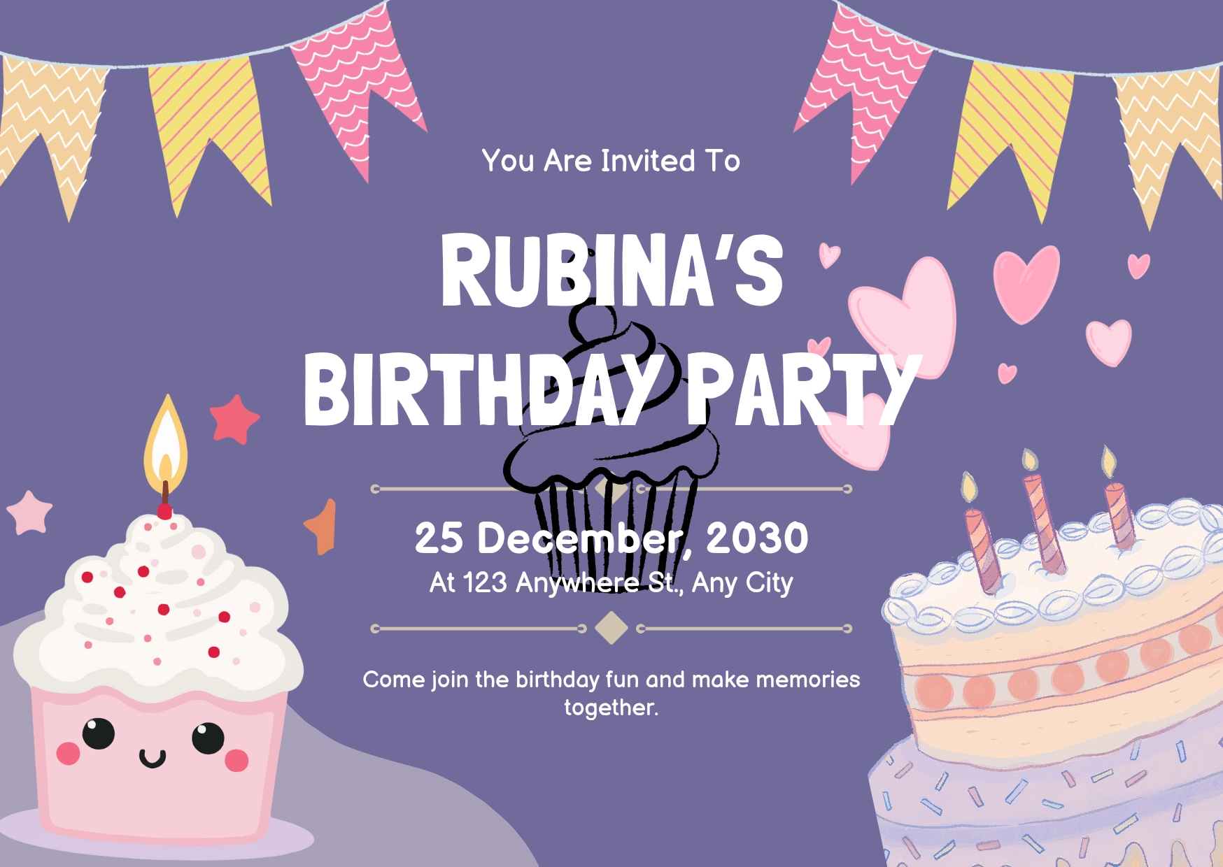 Birthday  party invitation