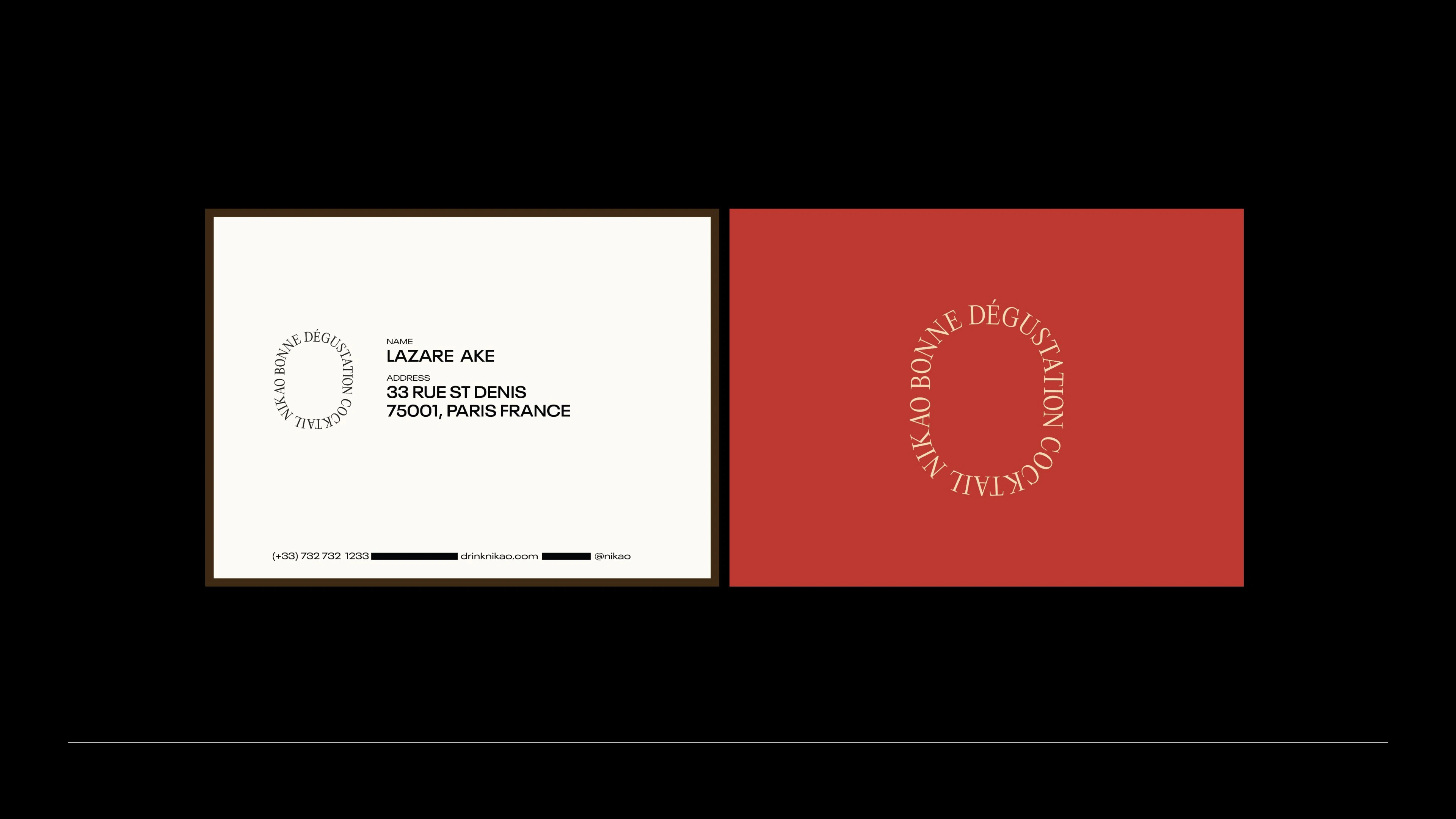 business card