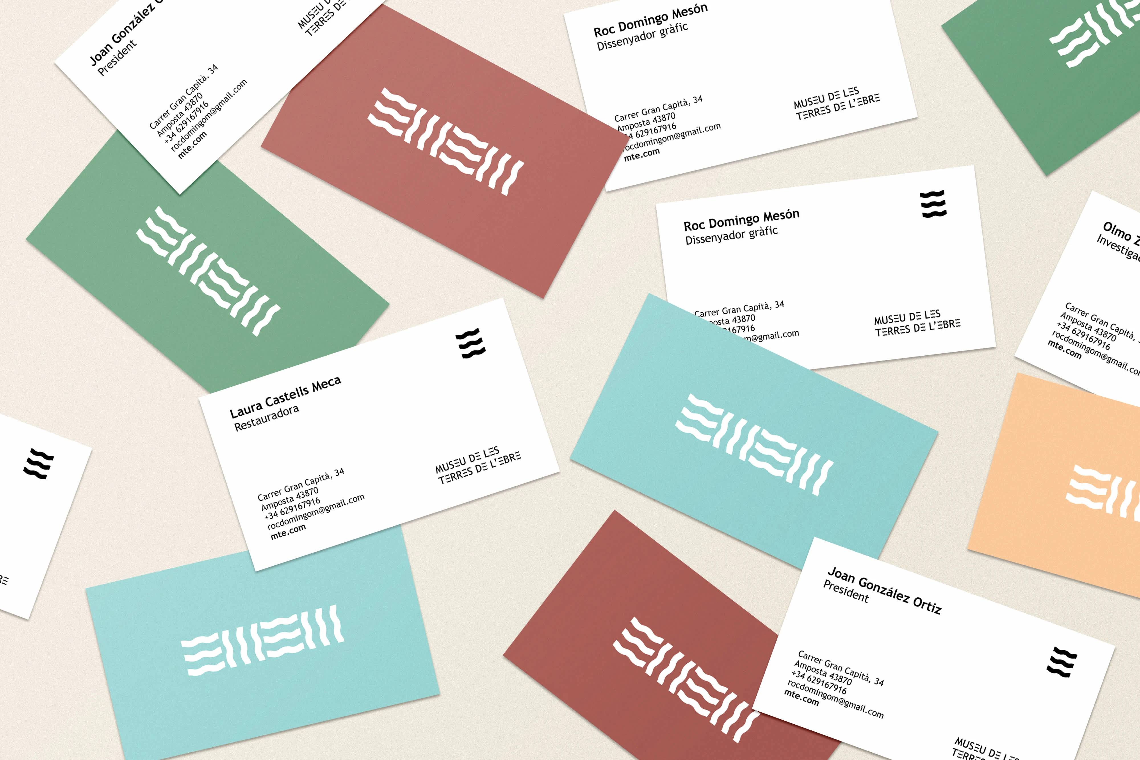 Design for the business cards