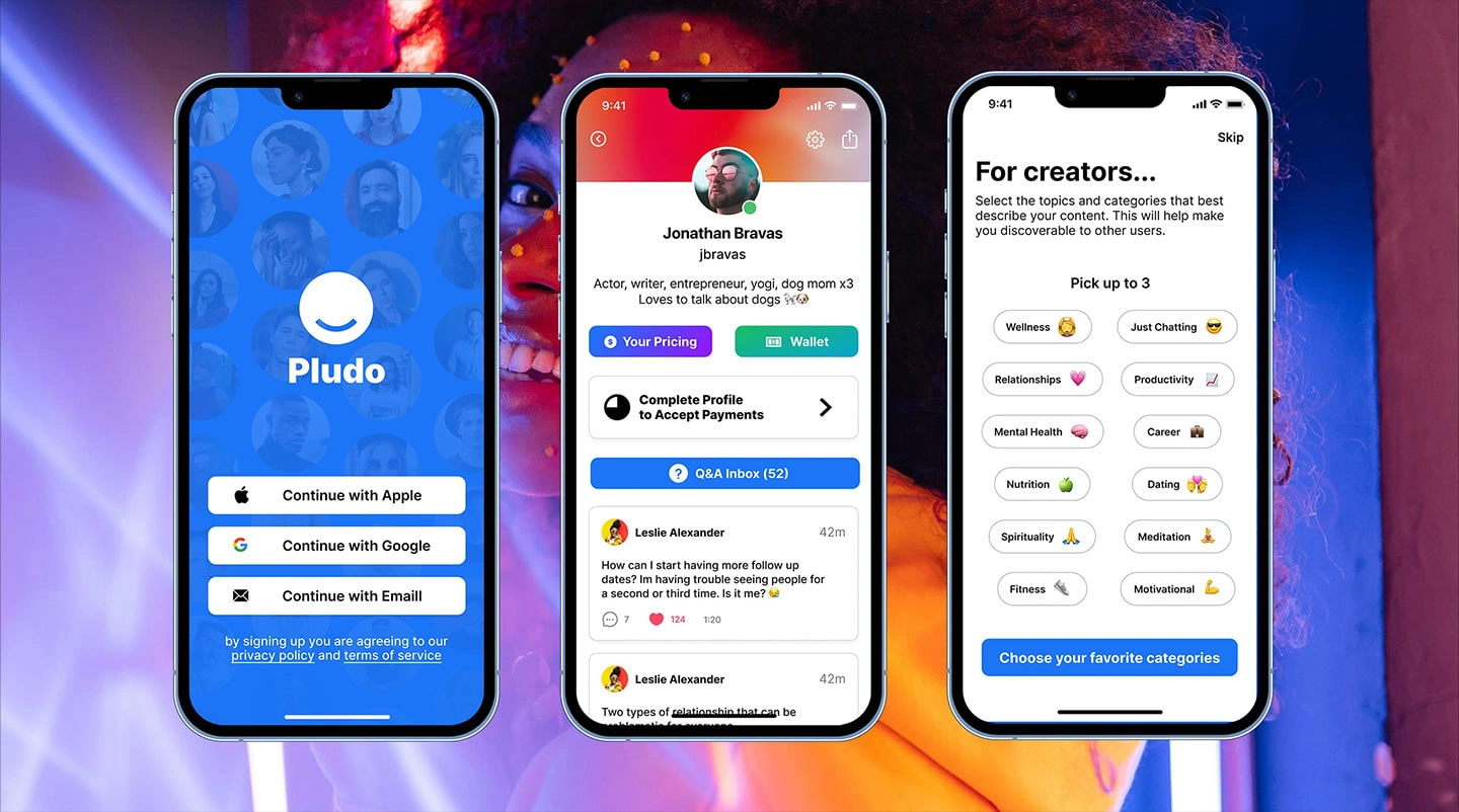 Pludo App - Onboarding Feature