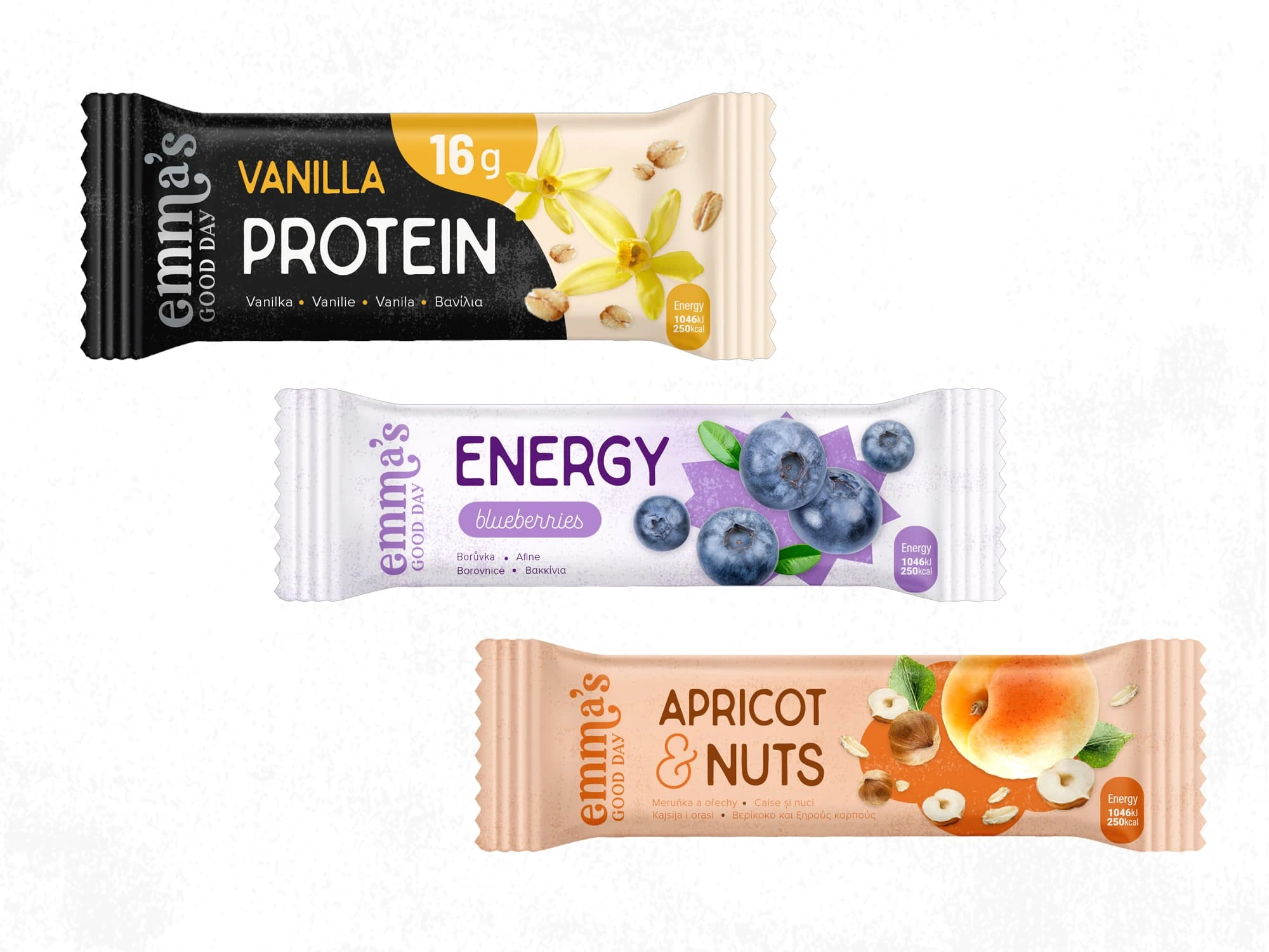 3 types of bars - protein, energy and cereal