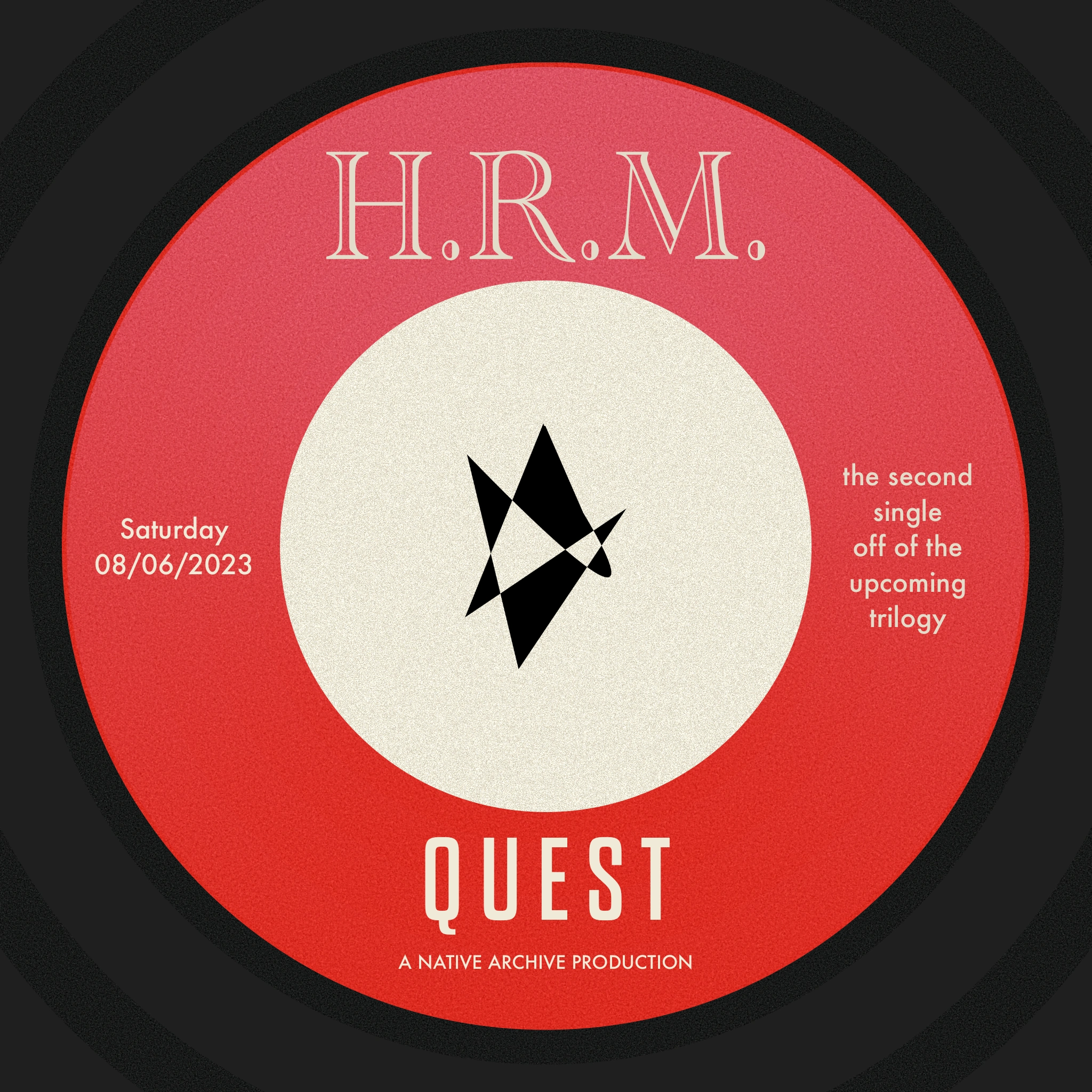 Logo for their second single, "QUEST"