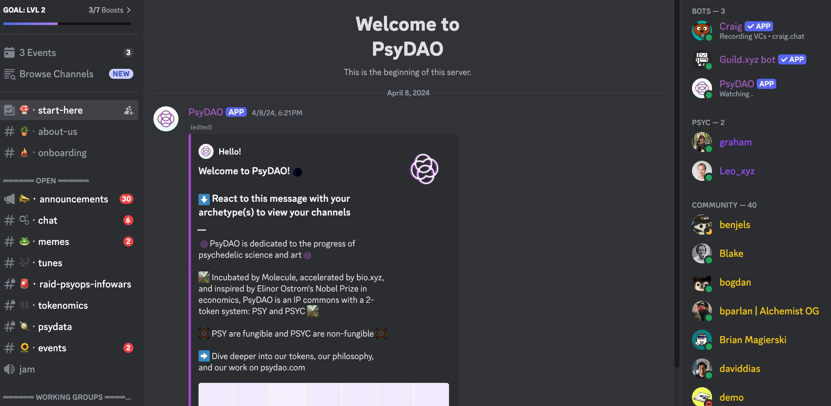 Project: building a robust and accessible flow for onboarding new member on our Discord server