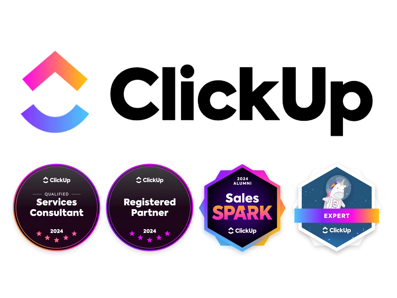 Official Solutions Partner of ClickUp