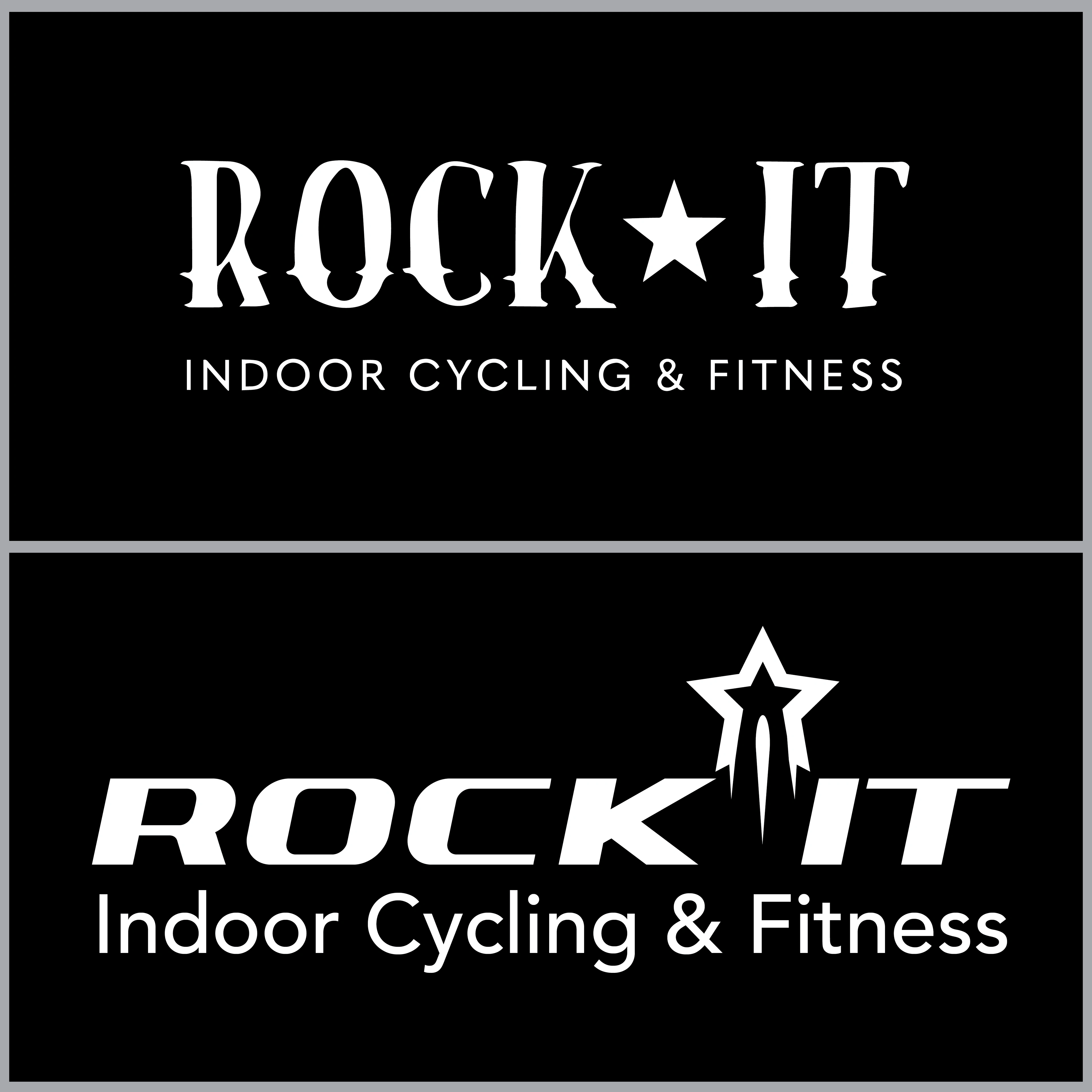 Logo proposal for local Tampa bay fitness club called Rock It