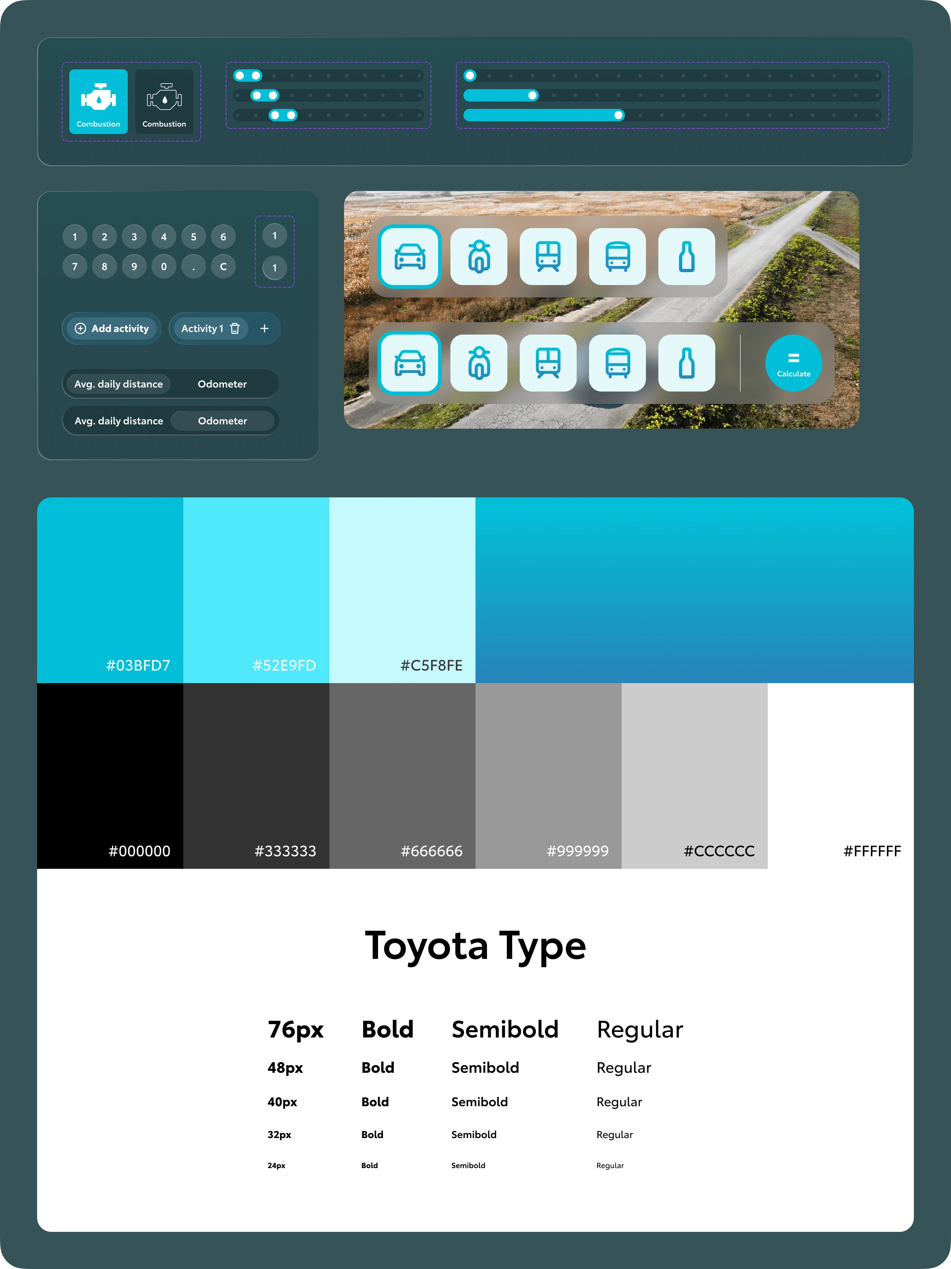 It's Time For Everyone Immersive Calculator Design Components and Style Guide