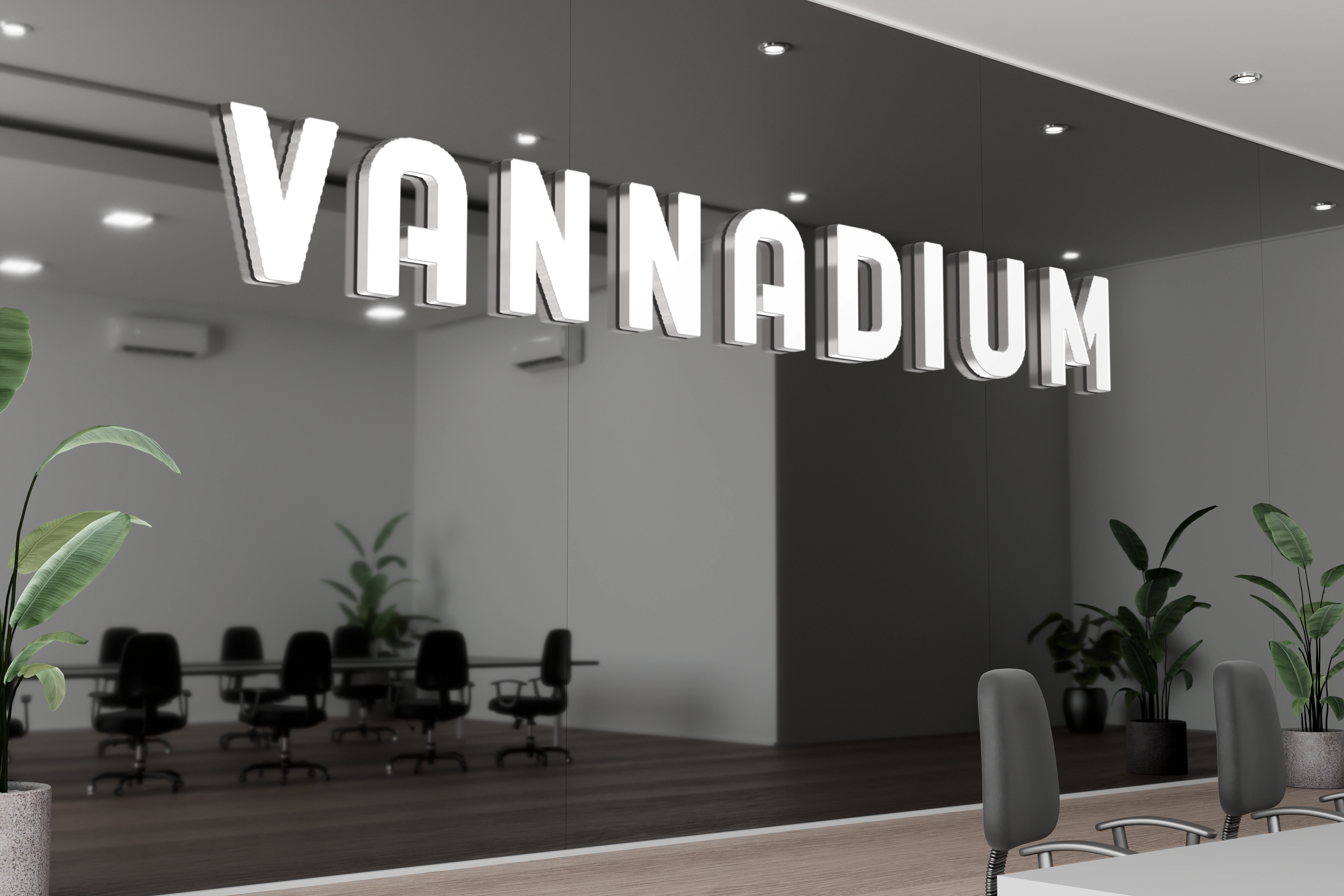 Vannadium, logotype mockup