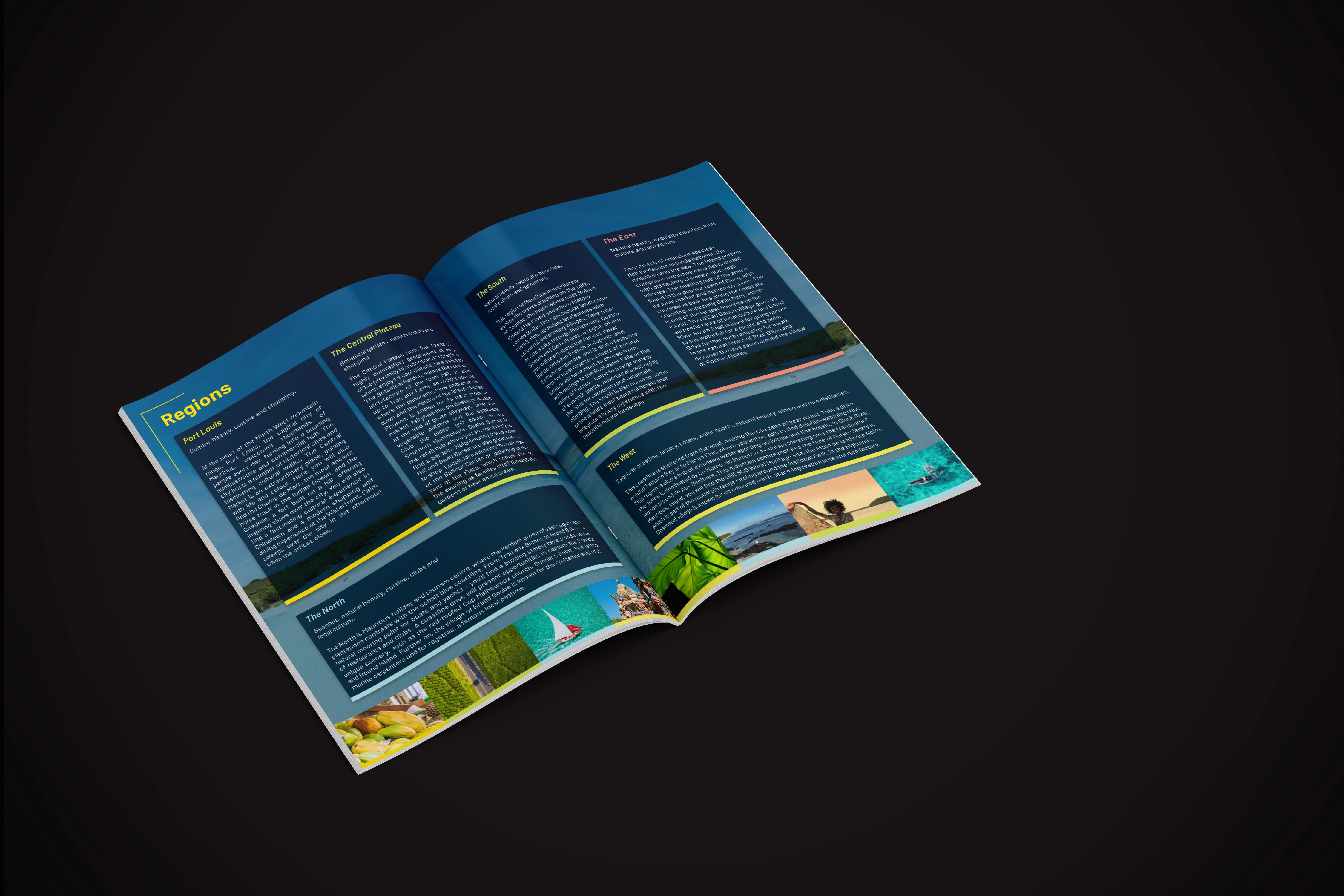 Mauritius Tourism - Feel Our Island Energy | Booklet Brochure