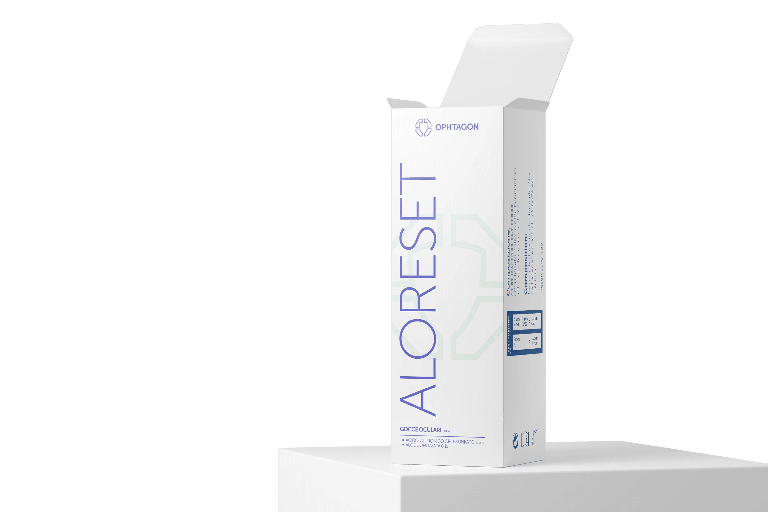 Aloreset packaging