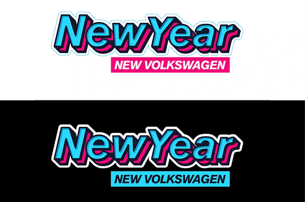 Volkswagen New Years logo for Event