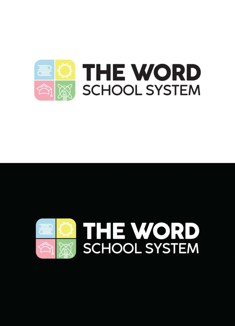 Option 2 = employs a more playful, colorful approach, reflecting the vibrancy and excitement of the educational journey.
