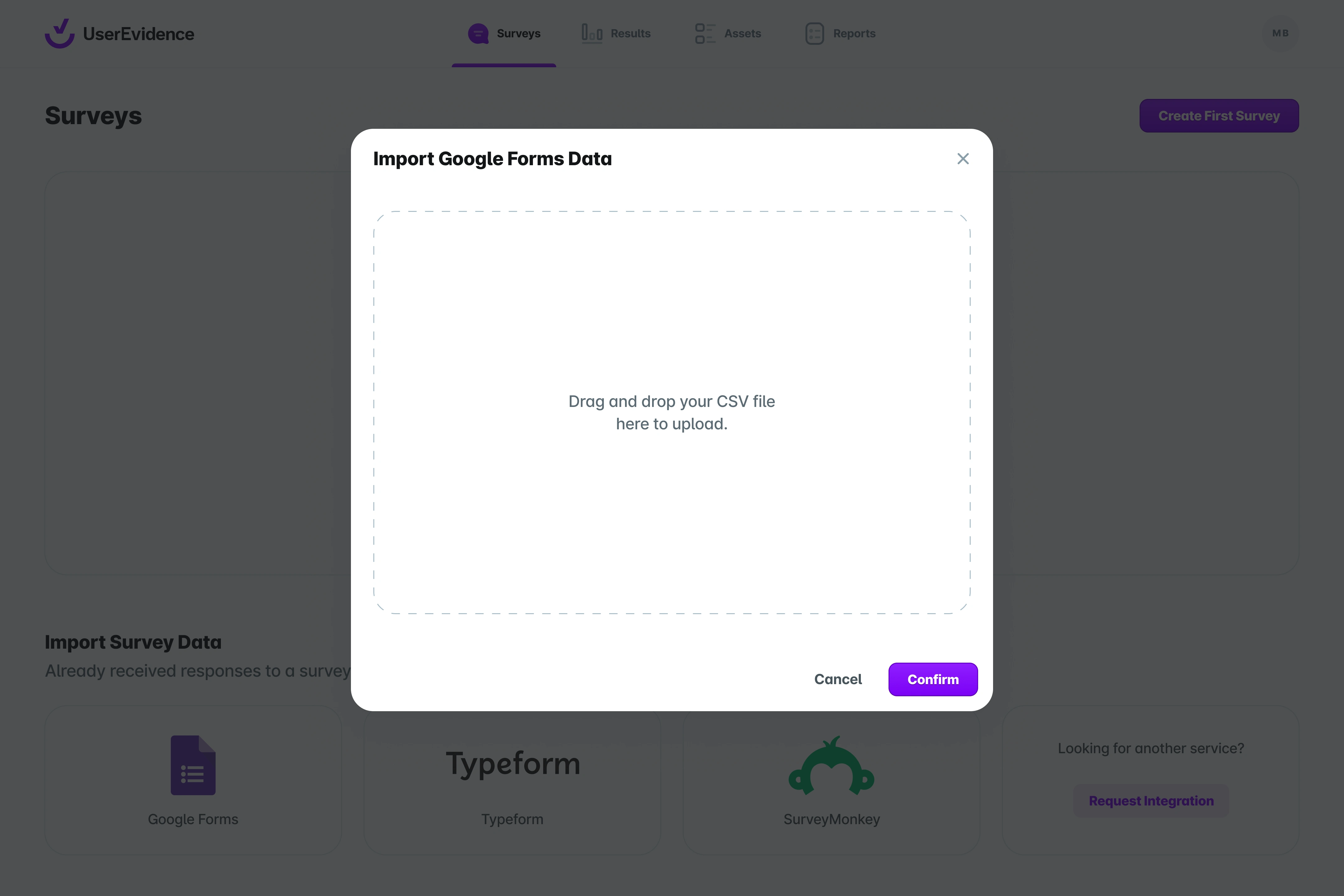 (Tab 1) Surveys - Import Google Forms Data